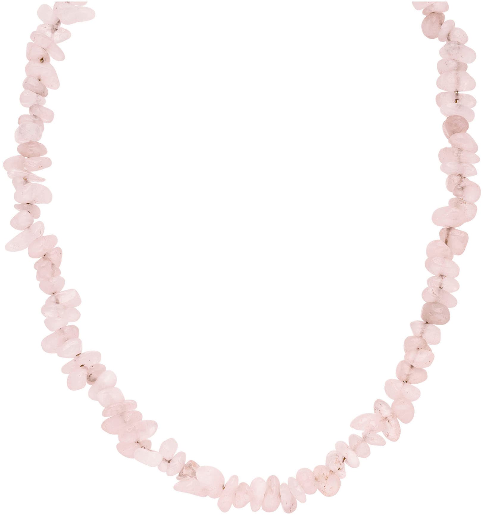 Perlenkette »Schmuck Geschenk Rose Quarz, 23381«, mit Rosenquarz