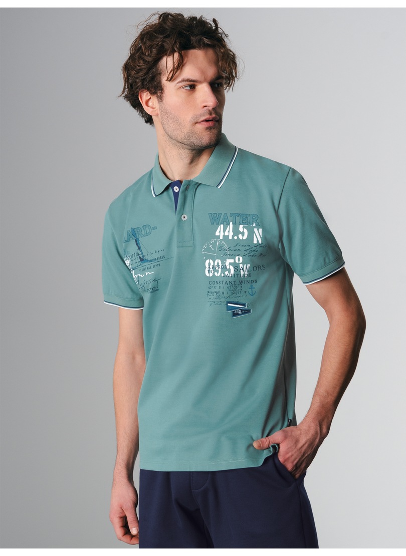 Trigema Poloshirt »TRIGEMA Poloshirt mit maritimem Printmotiv« 1 Stk.