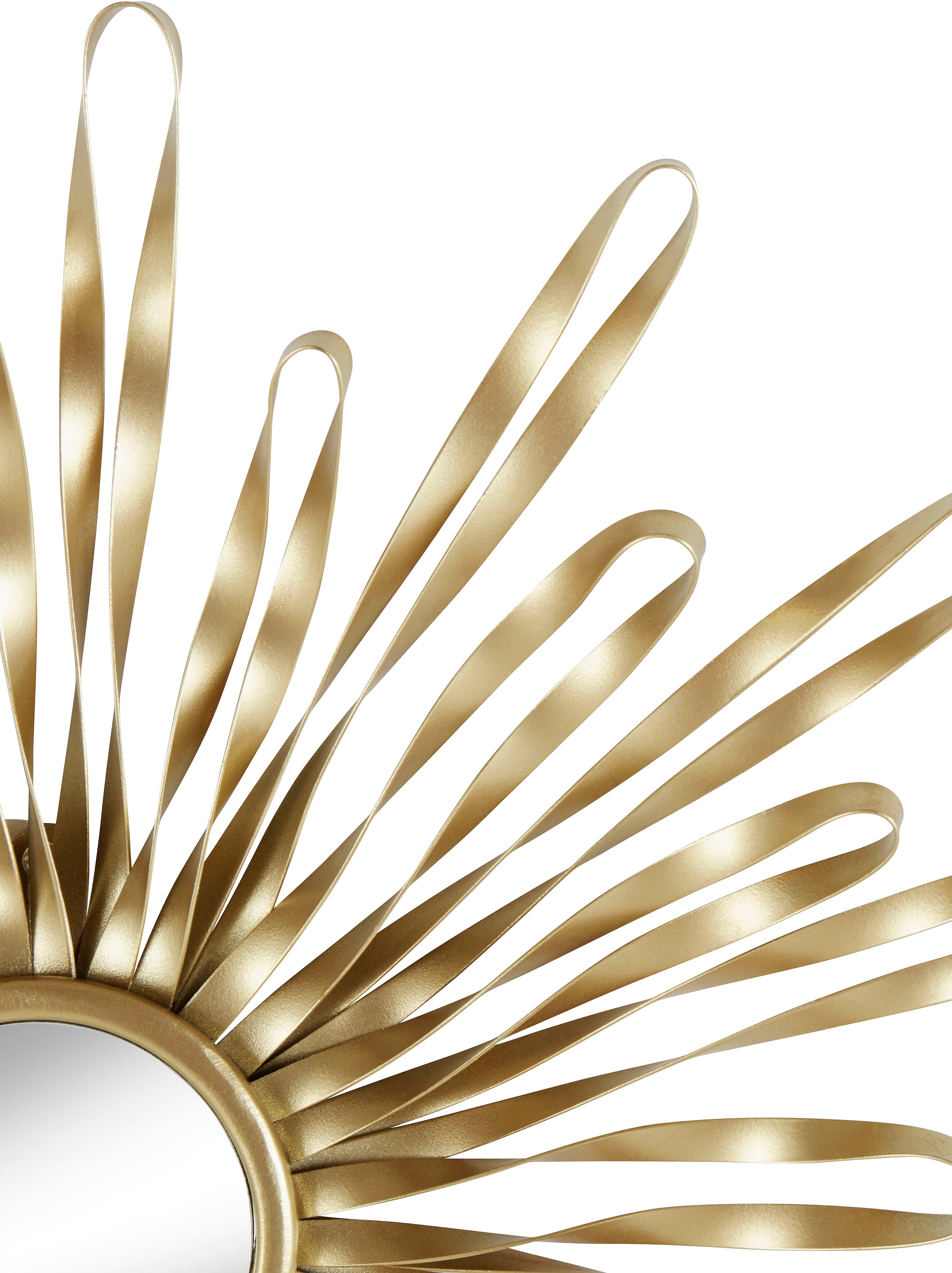 Leonique Wanddekoobjekt »Sonne, goldfarben«, (2er-Set), Landhaus, Metall