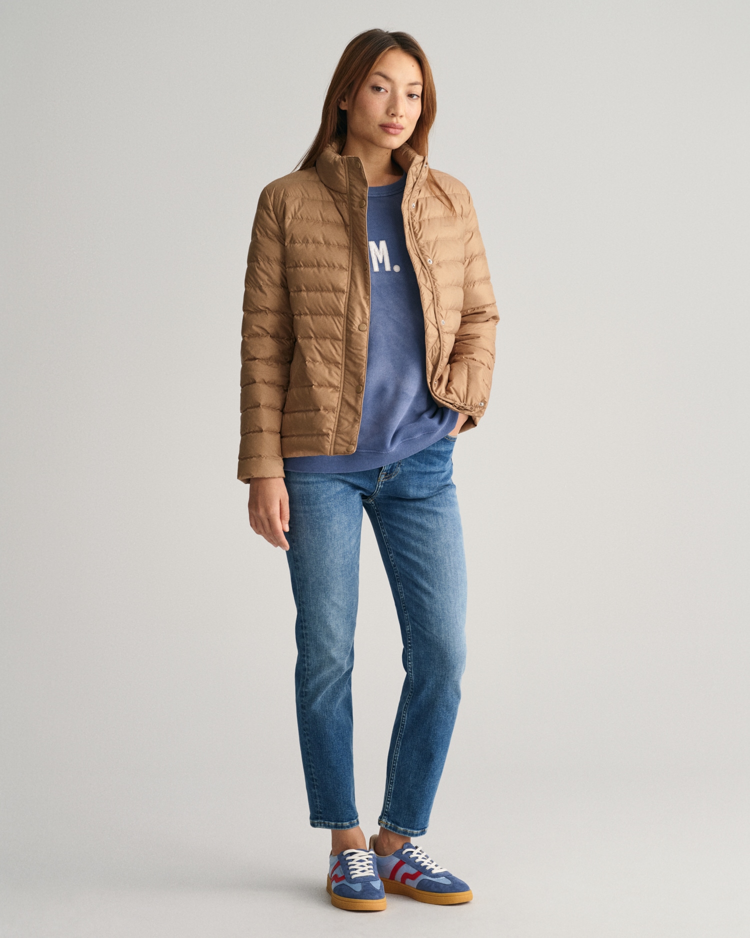 Gant Steppjacke »LIGHT DOWN JACKET«, Wasserabweisend, leichte Steppjacke, regenabweisend