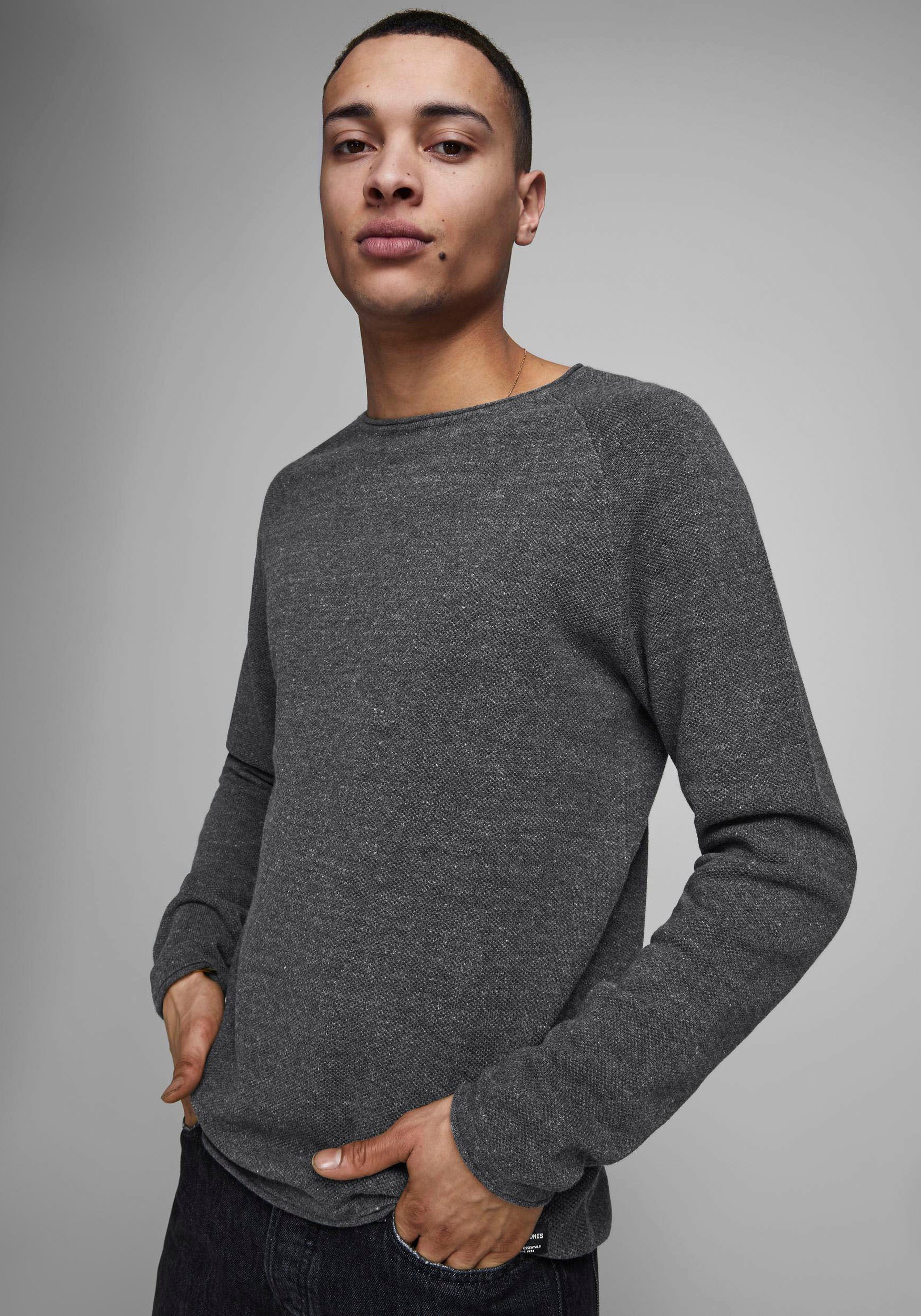 Jack & Jones Rundhalspullover »HILL KNIT«