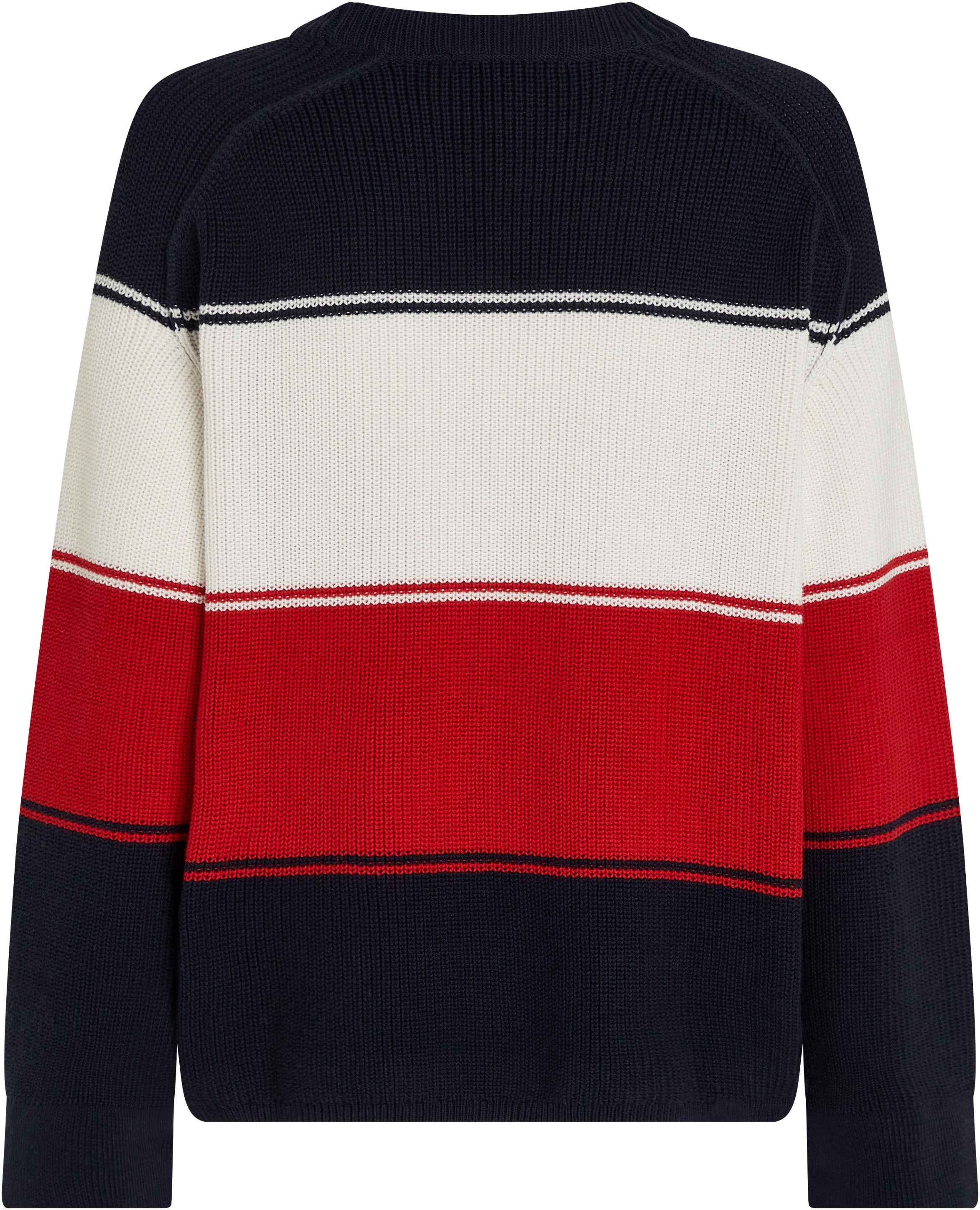 Tommy Hilfiger Rundhalspullover, mit Logostickerei