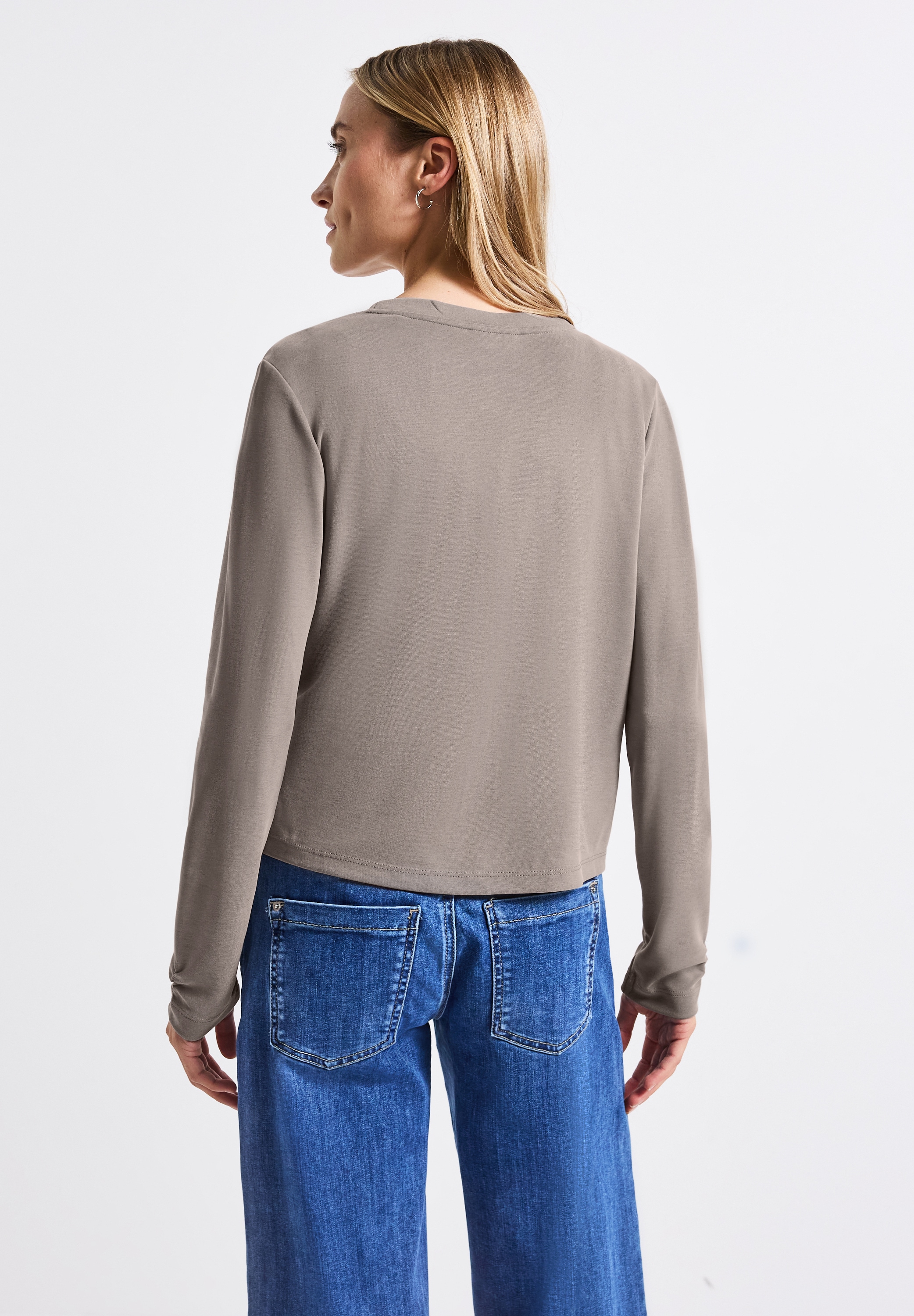 STREET ONE Shirtjacke, im Silk-Look