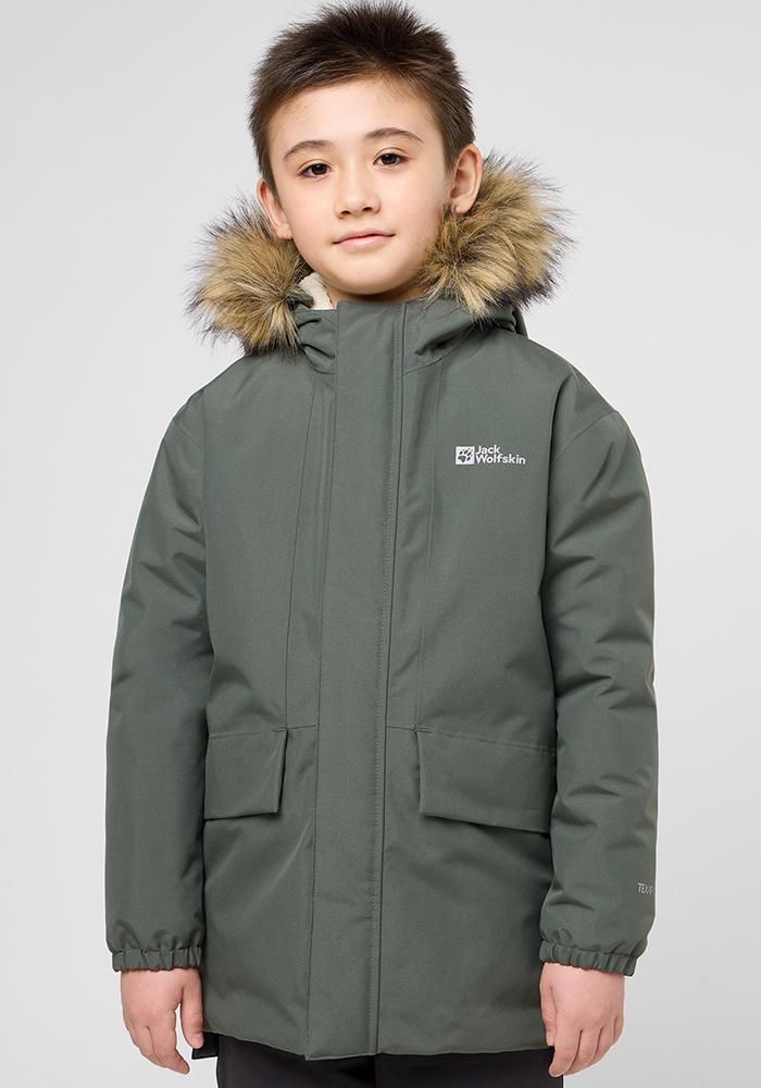 Jack Wolfskin Outdoorjacke »COSY BEAR JACKET K«, mit Kapuze