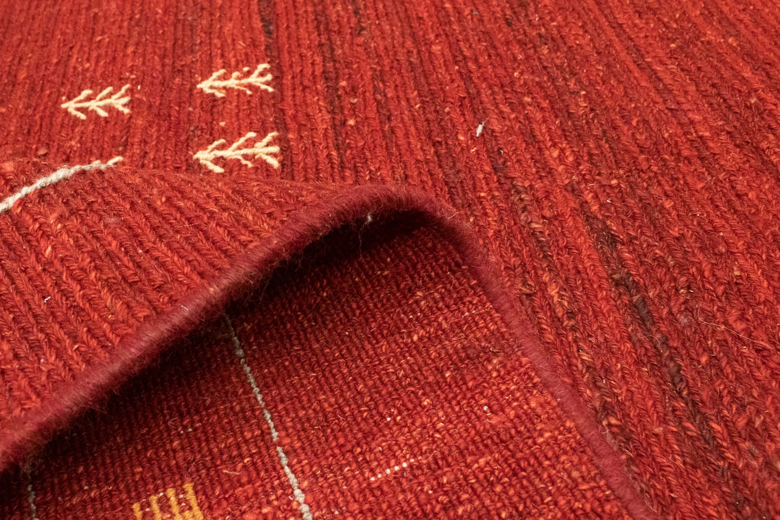 morgenland Wollteppich »Gabbeh Teppich handgeknüpft rot«, rechteckig,  handgeknüpft online shoppen | Jelmoli-Versand
