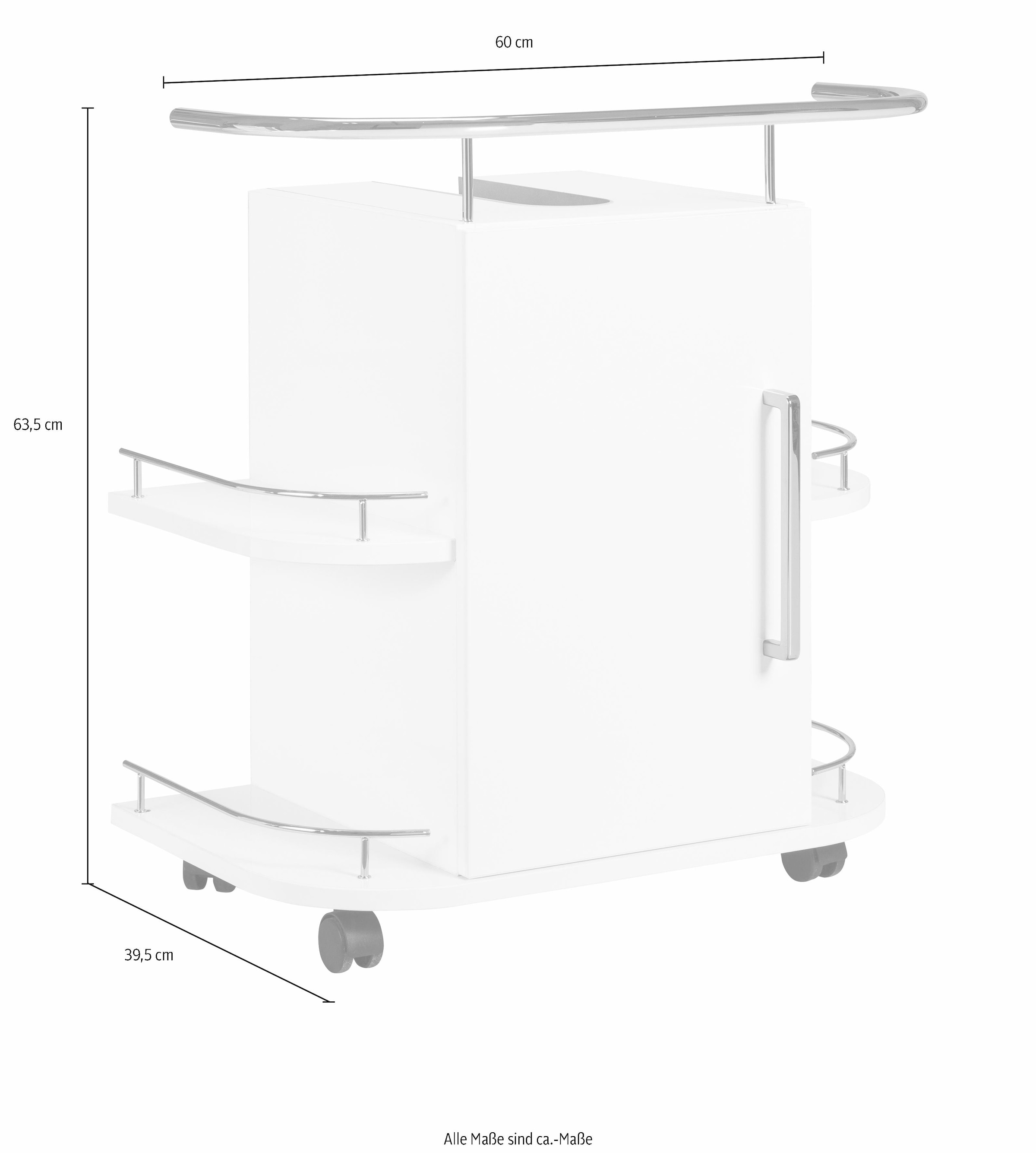 ❤ OPTIFIT Waschbeckenunterschrank »Napoli«, und mit Shop Jelmoli-Online bestellen Soft-Close-Funktion cm im Rollen, 60 Breite