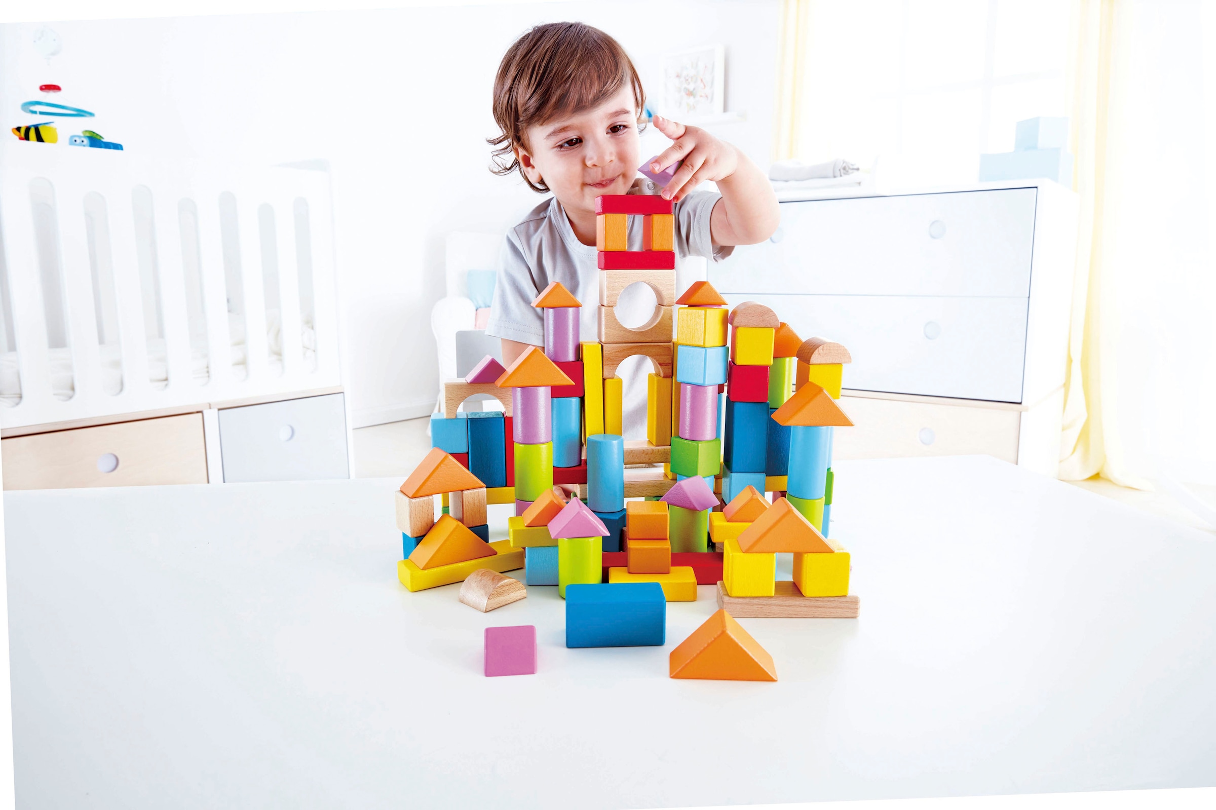 Hape Spielbausteine »Wunderbare Holzbausteine«, (101 St.), aus Holz