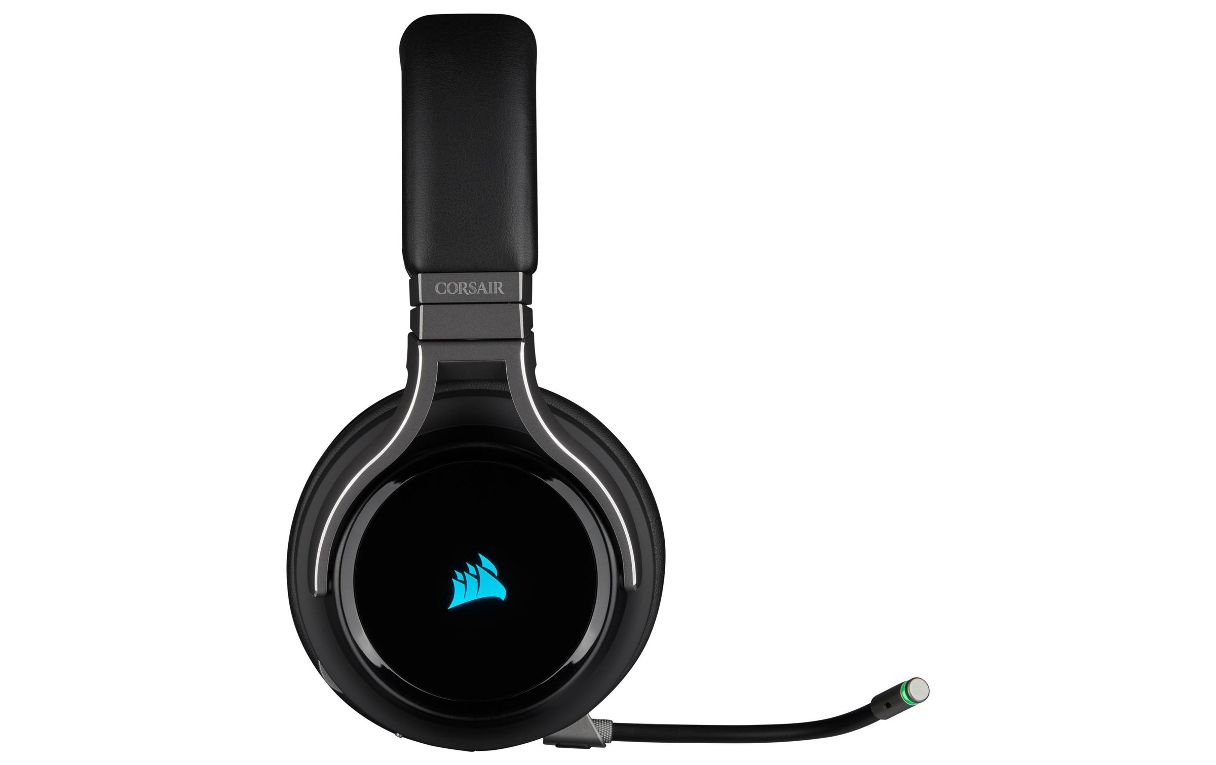 Corsair Gaming-Headset »Virtuoso RGB Wireless Carbon«, Mikrofon abnehmbar