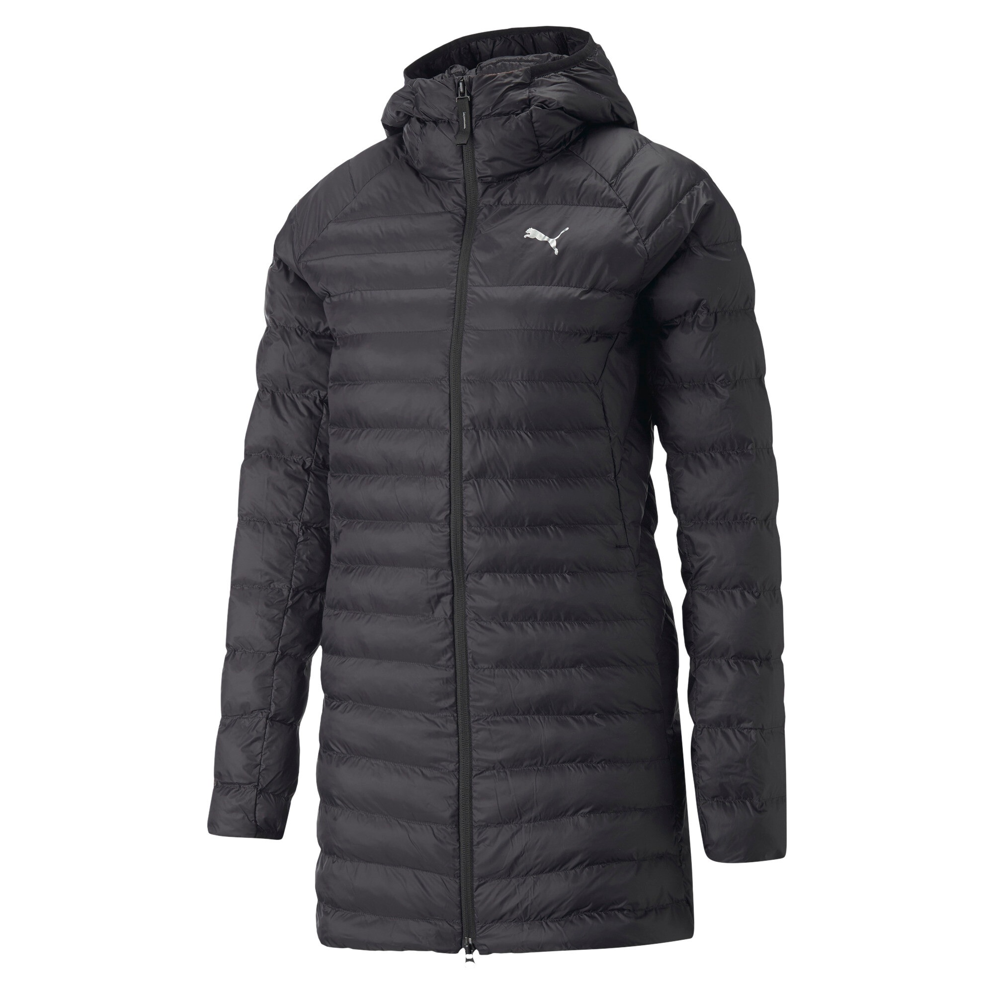 PUMA Winterjacke »PACKLITE PRIMALOFT LONG HOODED JACKET« mit Kapuze mit Kapuze, wasserabweisend, mit WindCELL-Technologie