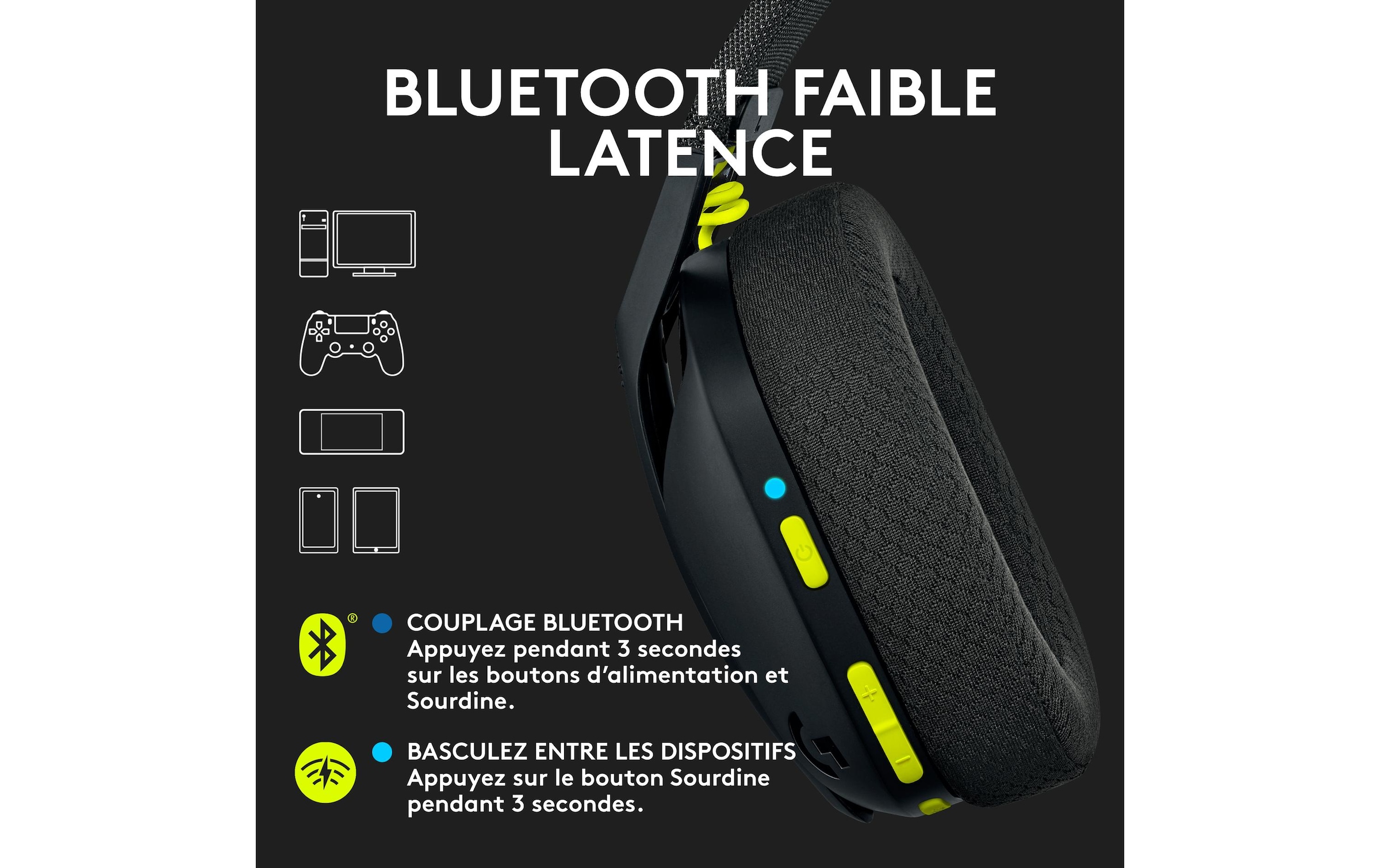 Logitech Headset »G435 Gaming Lights«