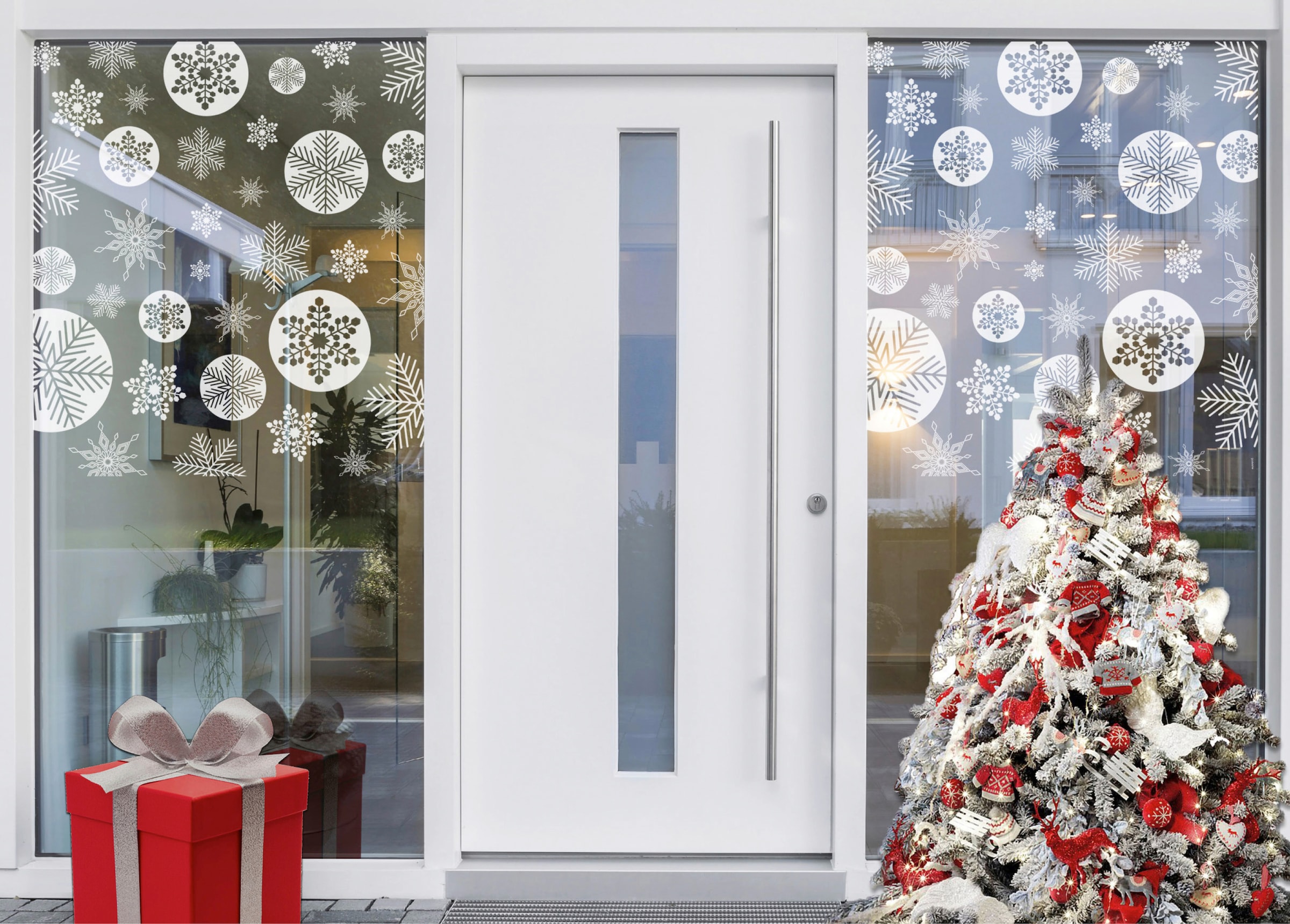 MySpotti Fensterfolie »Look Snowy white«, halbtransparent, glattstatisch haftend, 60 x 100 cm, statisch haftend
