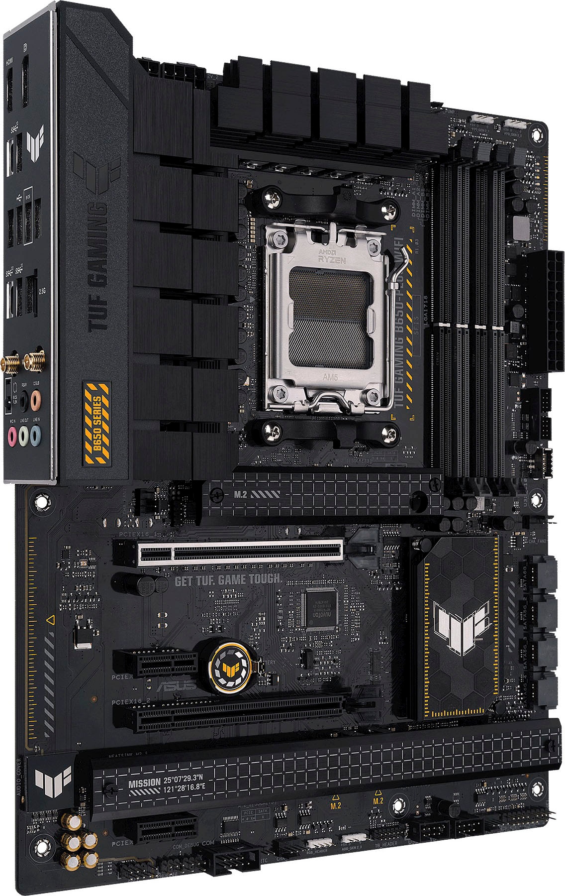 Asus Mainboard »TUF GAMING B650-PLUS WIFI«, Ryzen 7000, ATX, PCIe 5.0, DDR5-Speicher, 14 Power Stages