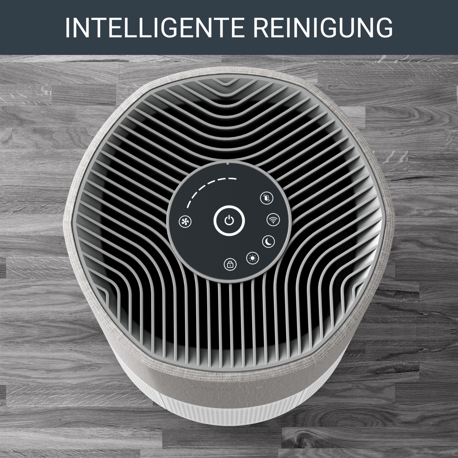 Rowenta Luftreiniger »PU2840 Pure Air City«, für 20 m² Räume, 360° HEPA-Filtration, App, 3 Filterstufen, 38 dB(A), Textil-Finish