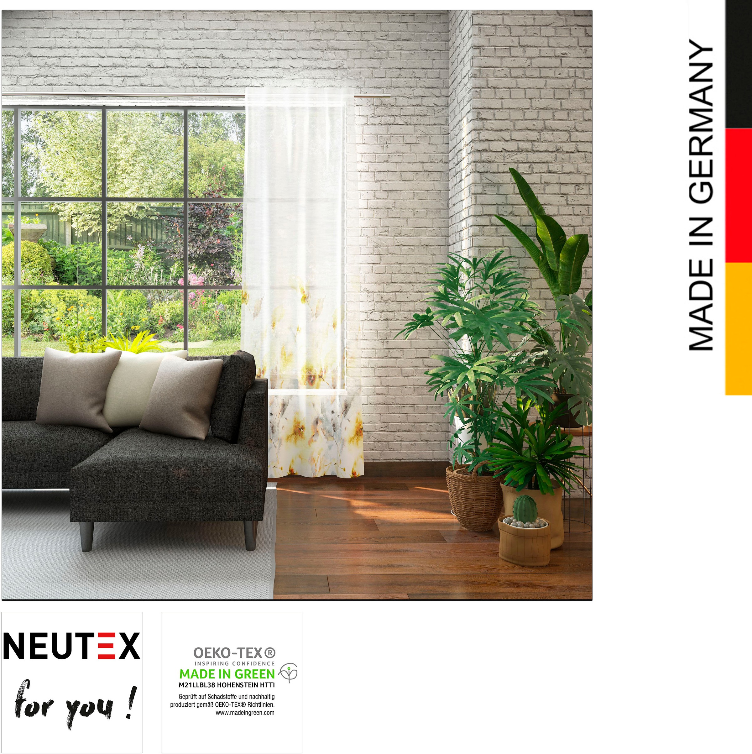 Neutex for you! Vorhang »Lilia«, Aquarelloptik malerischer online St.), | bestellen Jelmoli-Versand (1