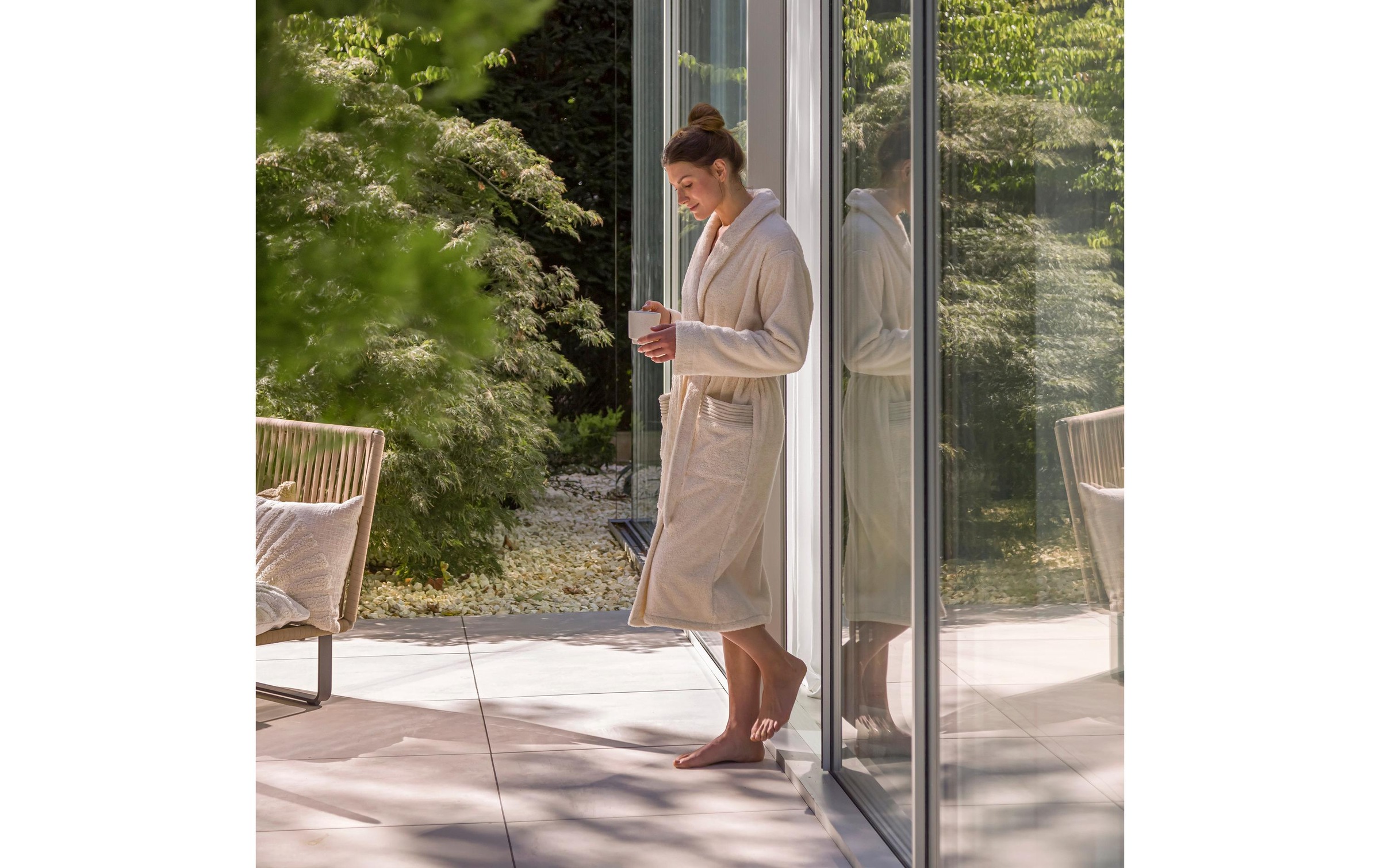 Möve Bademantel »Wellness M«