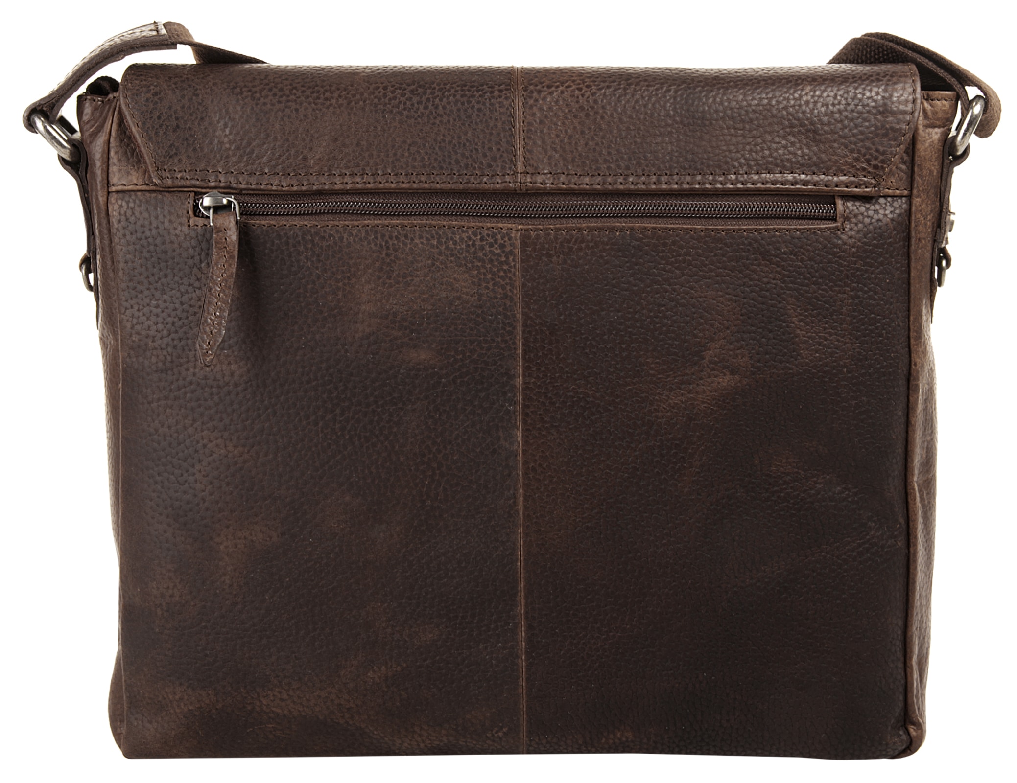 BODENSCHATZ Messenger Bag, echt Leder