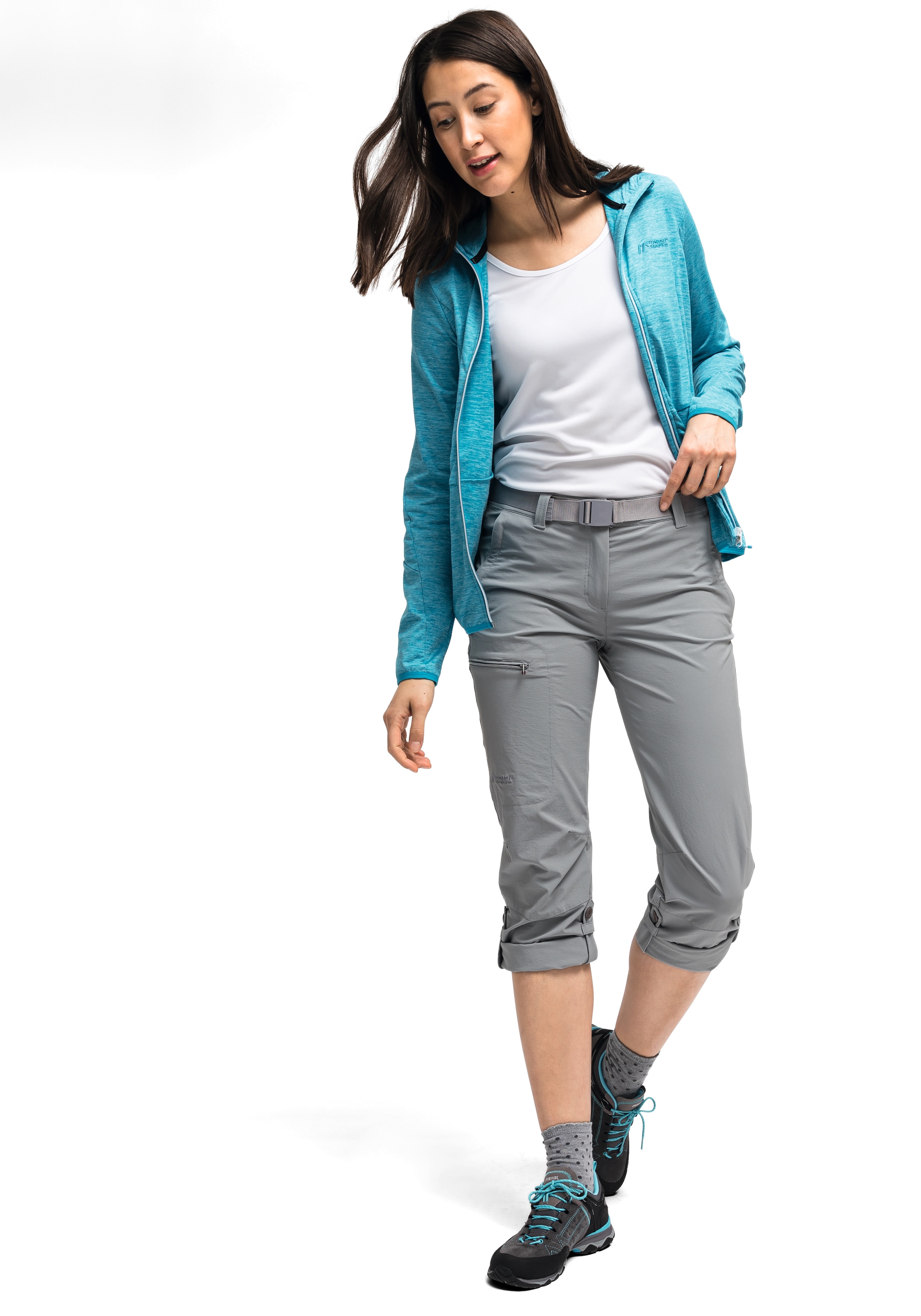 Maier Sports Funktionshose »Lulaka«, Damen Wanderhose, atmungsaktive Outdoor-Hose mit Roll up Funktion