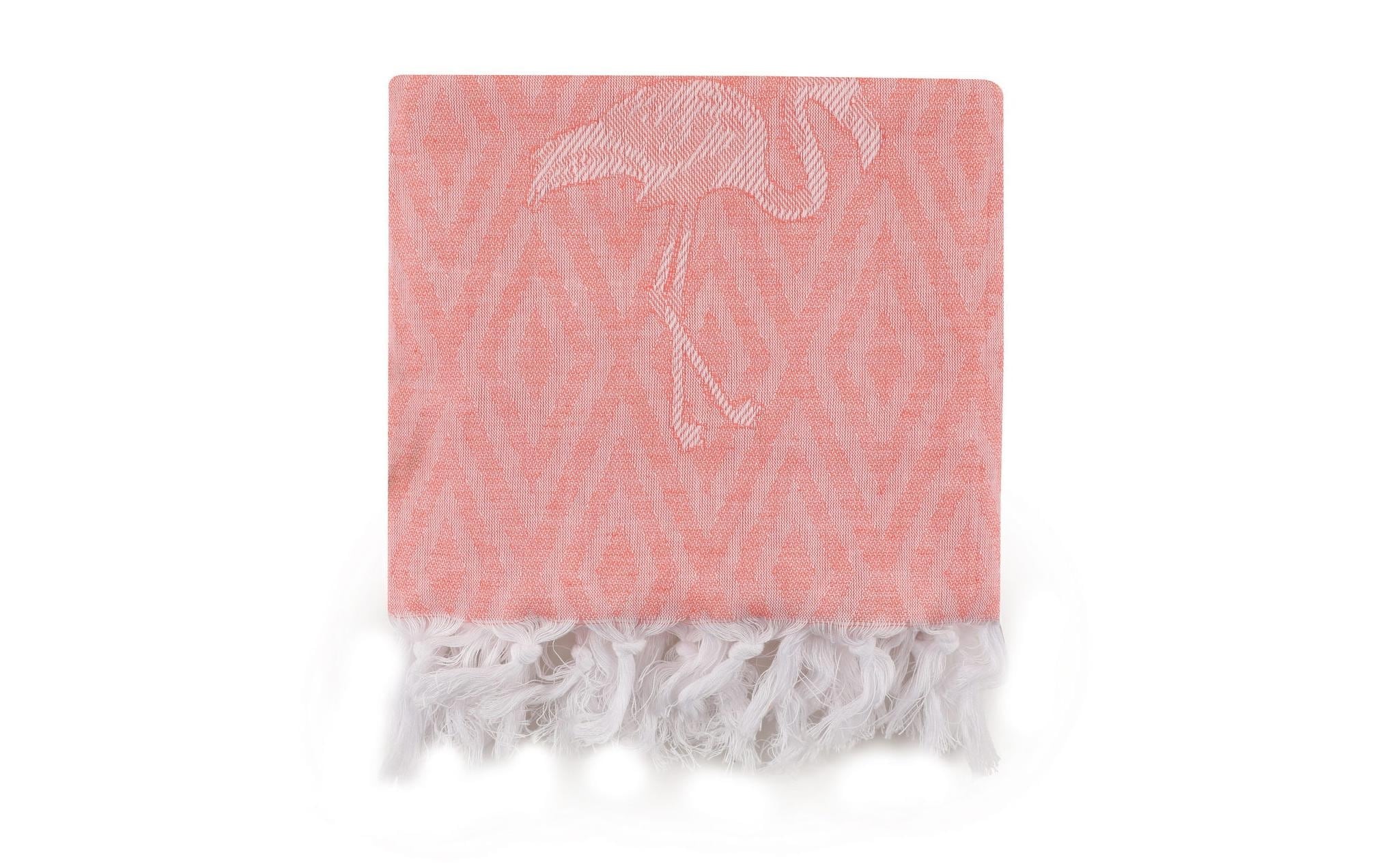 Strandtuch »Foutastic Flamingo Rosa«, (1 St.)