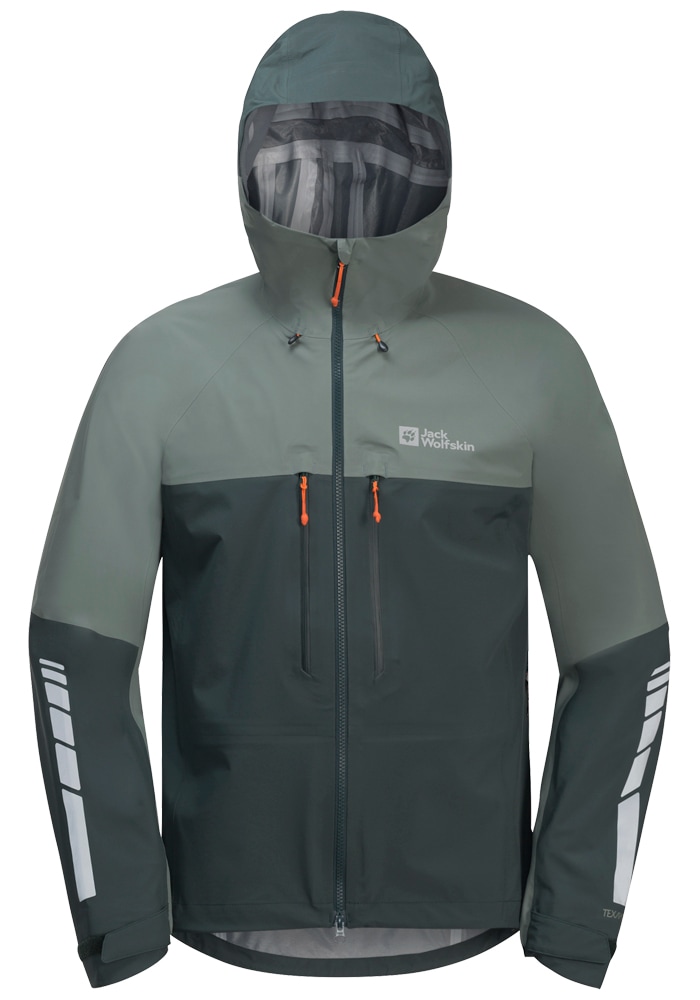 Jack Wolfskin Fahrradjacke »MOROBBIA 3L JKT M«, mit Kapuze