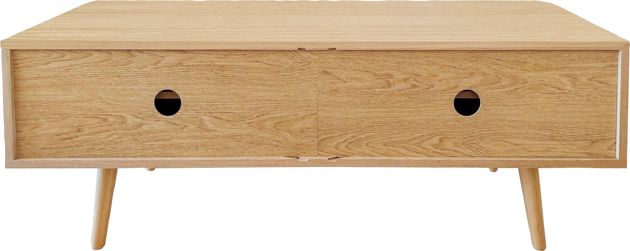 Woodman TV-Board »Rove«, besonderes Design, in zwei Breiten, mit Eichenholzfurnier, FSC®