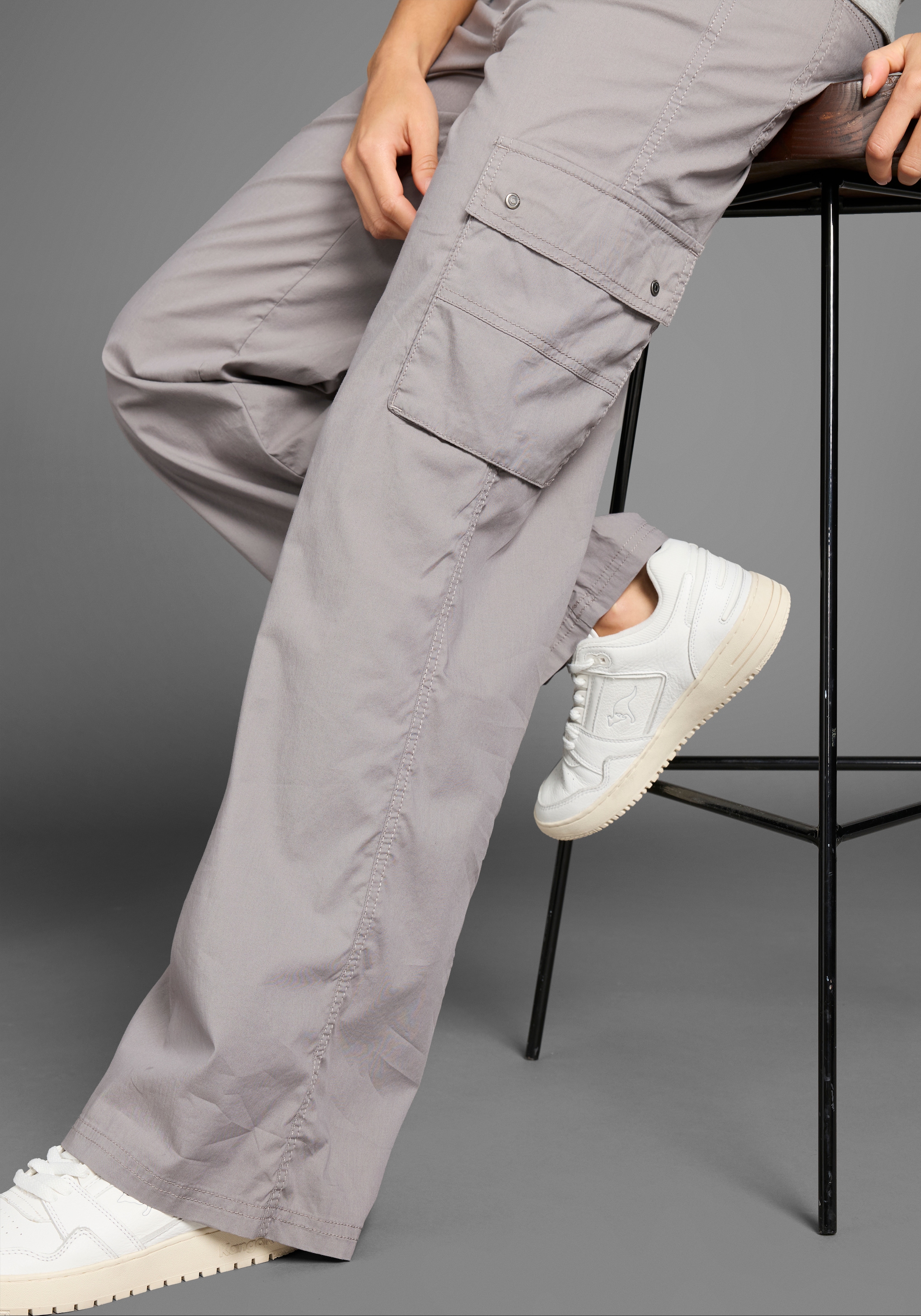 KangaROOS Cargohose, Wide-Leg mit Cargotaschen