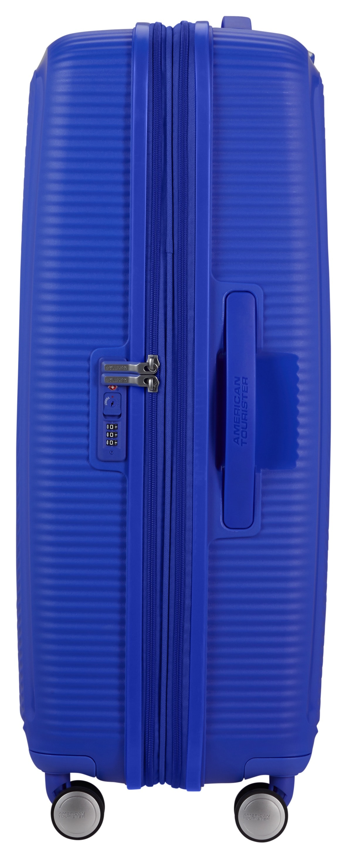American Tourister® Hartschalen-Trolley »SOUNDBOX, in verschiedenen Farben und Grössen«, 4 Rollen, Reisekoffer Trolley Aufgabegepäck TSA-Zahlenschloss Volumenerweiterung