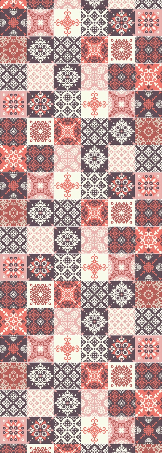 queence Vinyltapete "Jamal" glatt 90x250cm, selbstklebend, kinderleichte Anbringung, Sticker