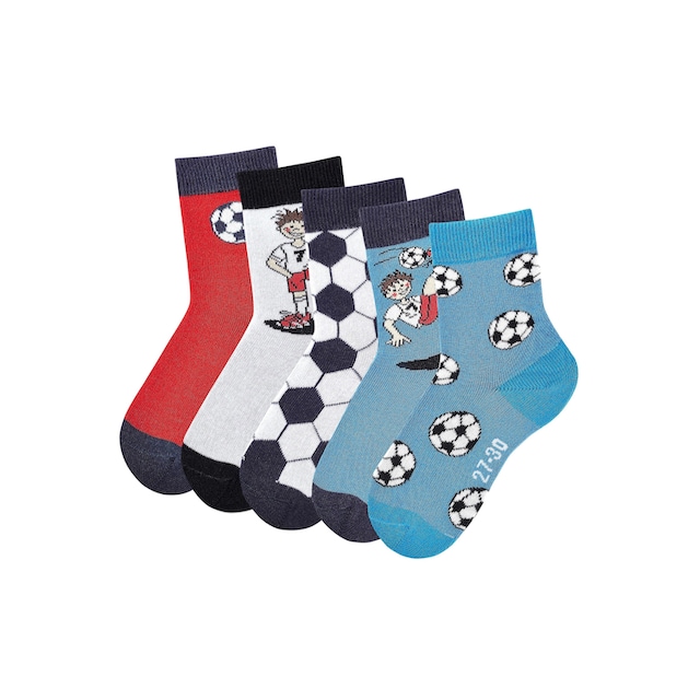H.I.S Socken, (5 Paar), mit Fussballmotiven online shoppen | Jelmoli-Versand