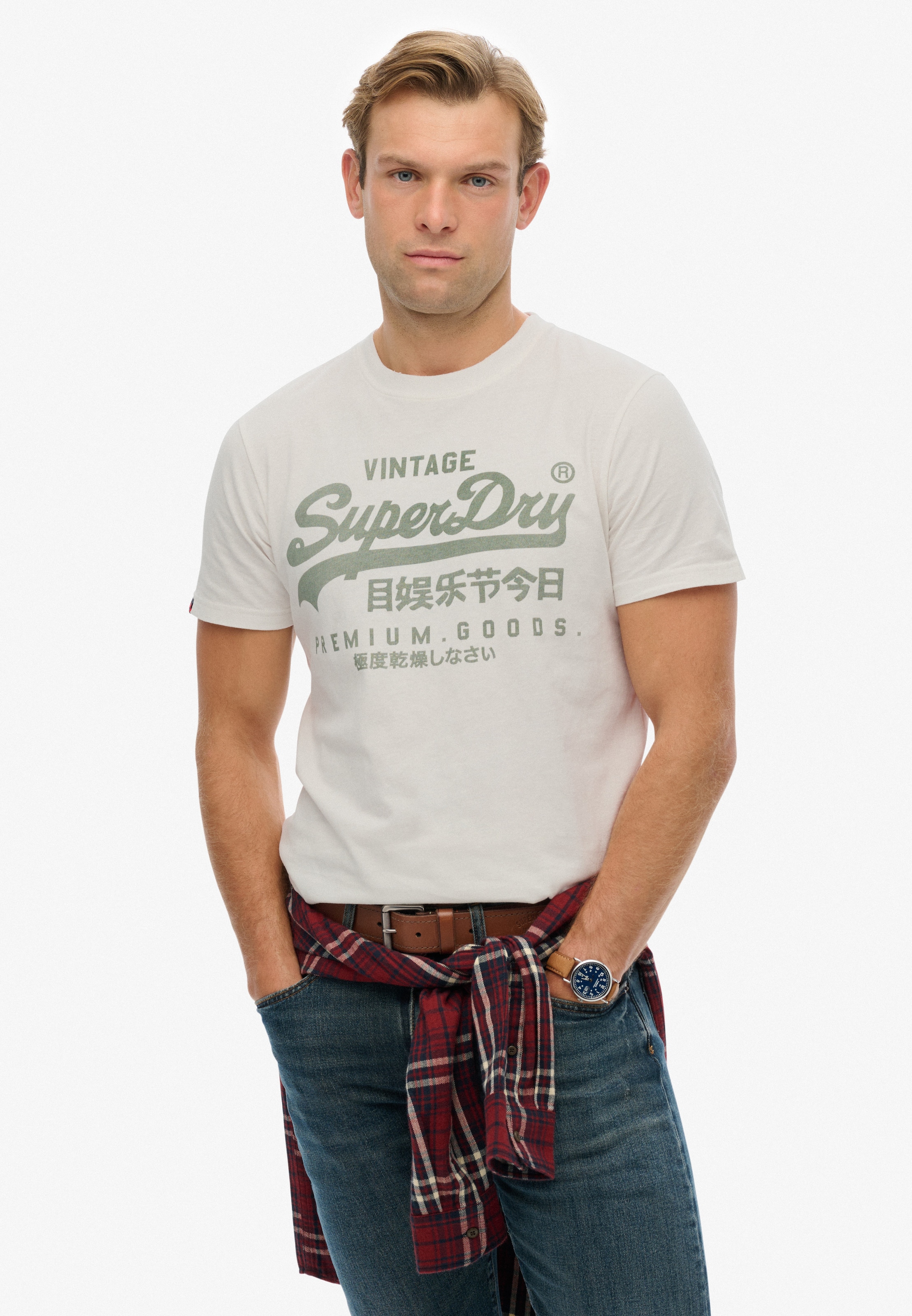 Superdry Rundhalsshirt »VL CLASSIC TEE«