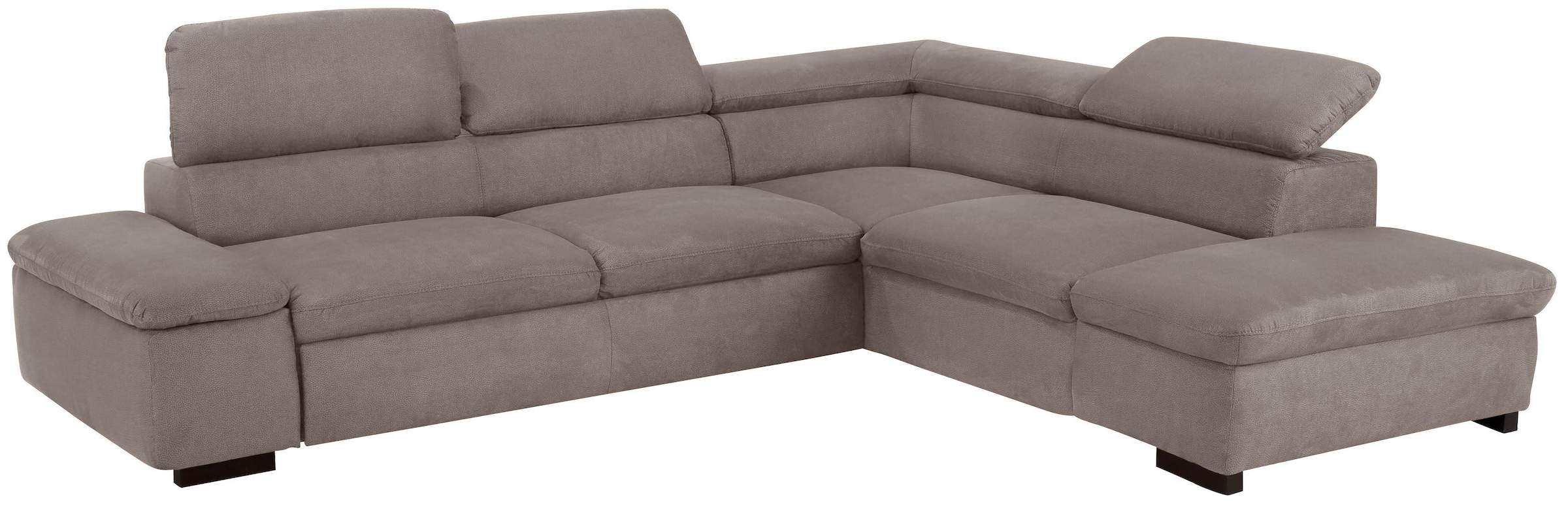 Home affaire Ecksofa »Alberto L-Form«, mit Kopfteilverstellung, wahlweise mit Bettfunktion