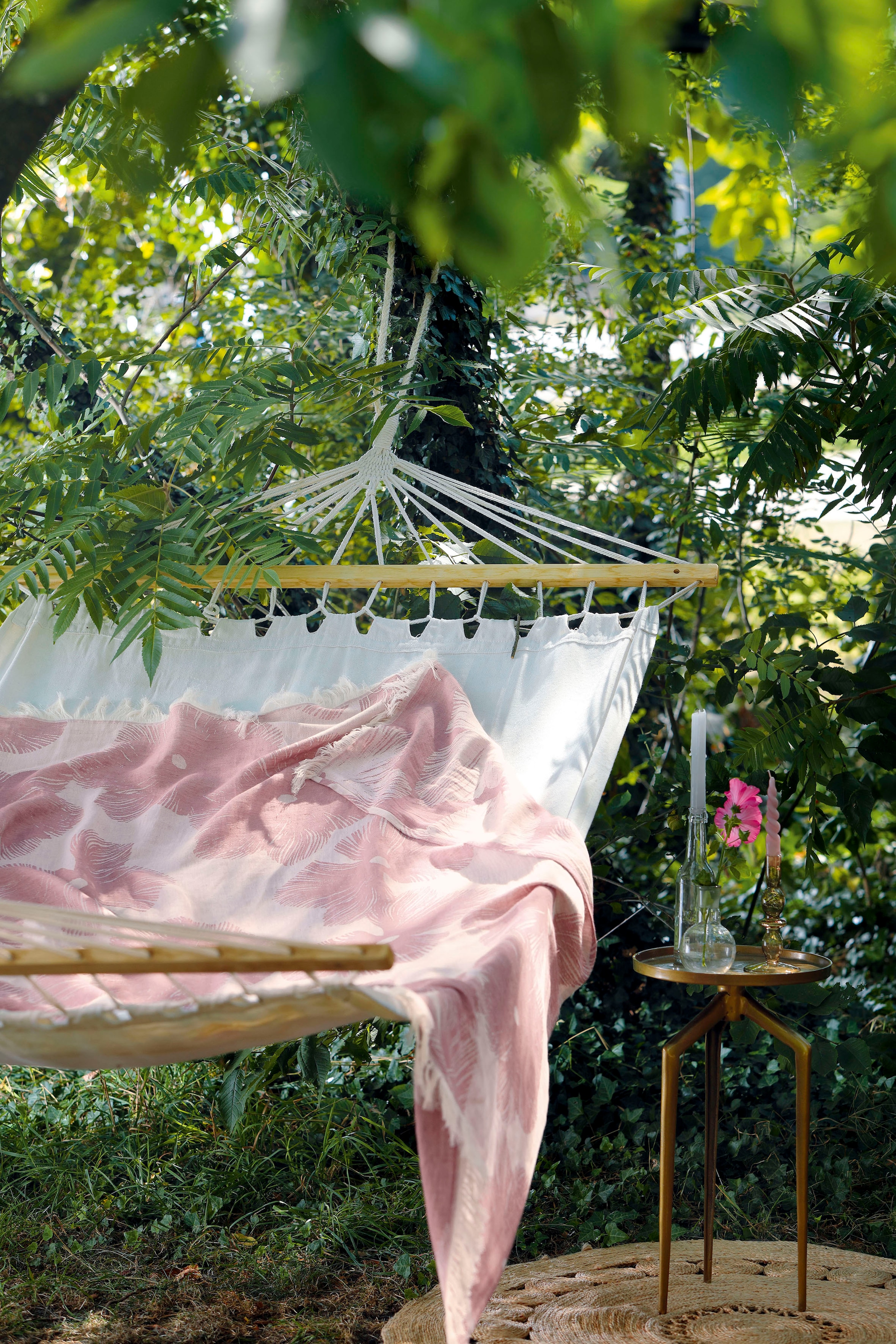 Biederlack Plaid »Blossom«, mit floralem Design