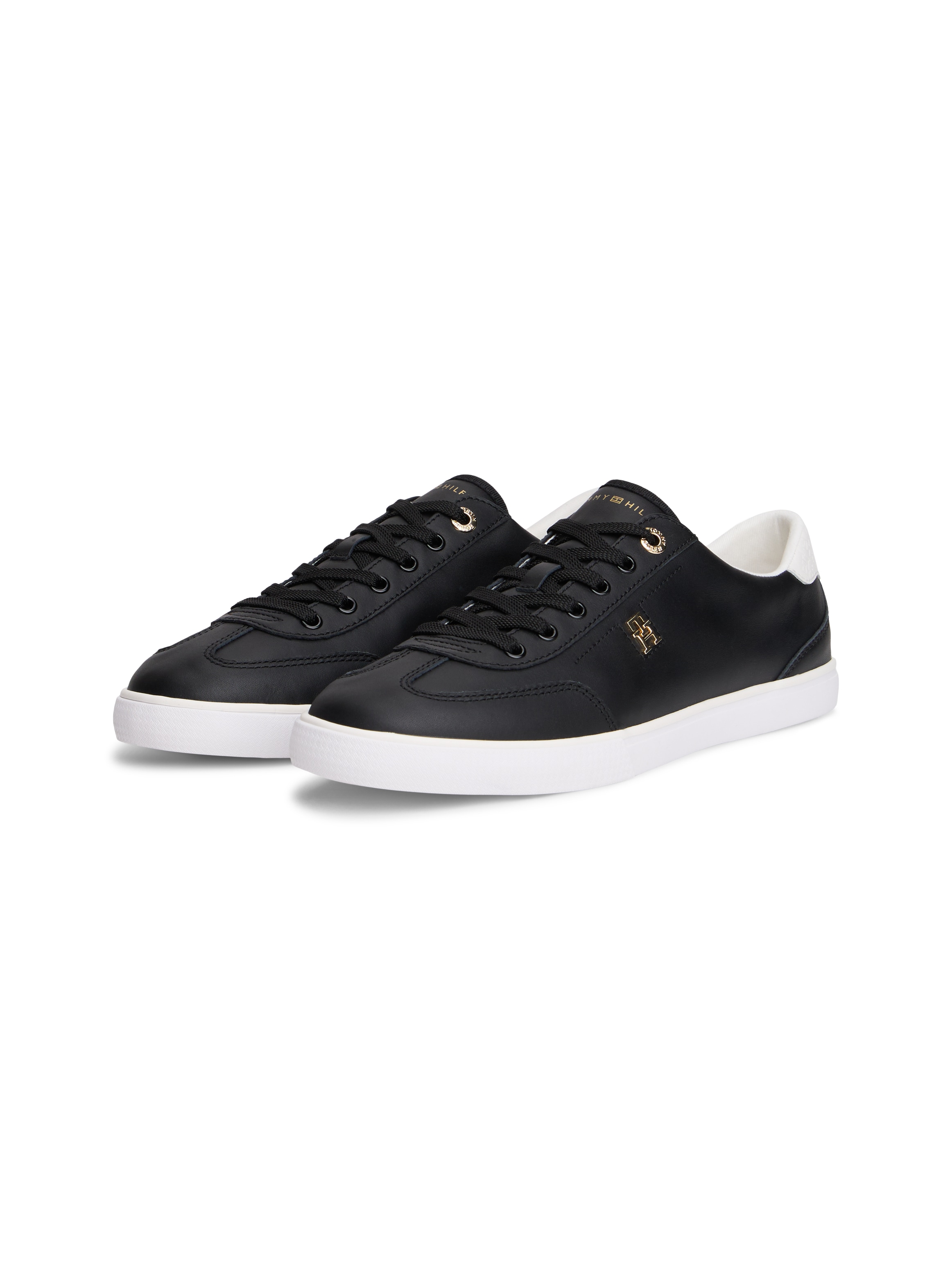 Tommy Hilfiger Plateausneaker "TH CHIC LOW PROFILE VULC" Halbschuh, Schnürschuh, Freizeitschuh mit seitlichem TH-Logo