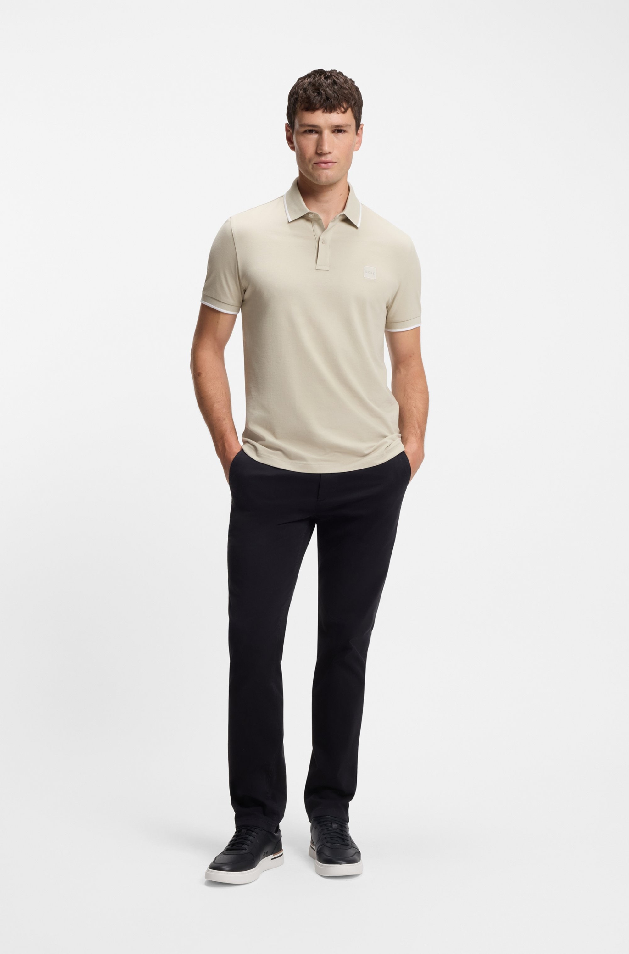 BOSS ORANGE Poloshirt »Passertip«, mit BOSS Logo-Badge