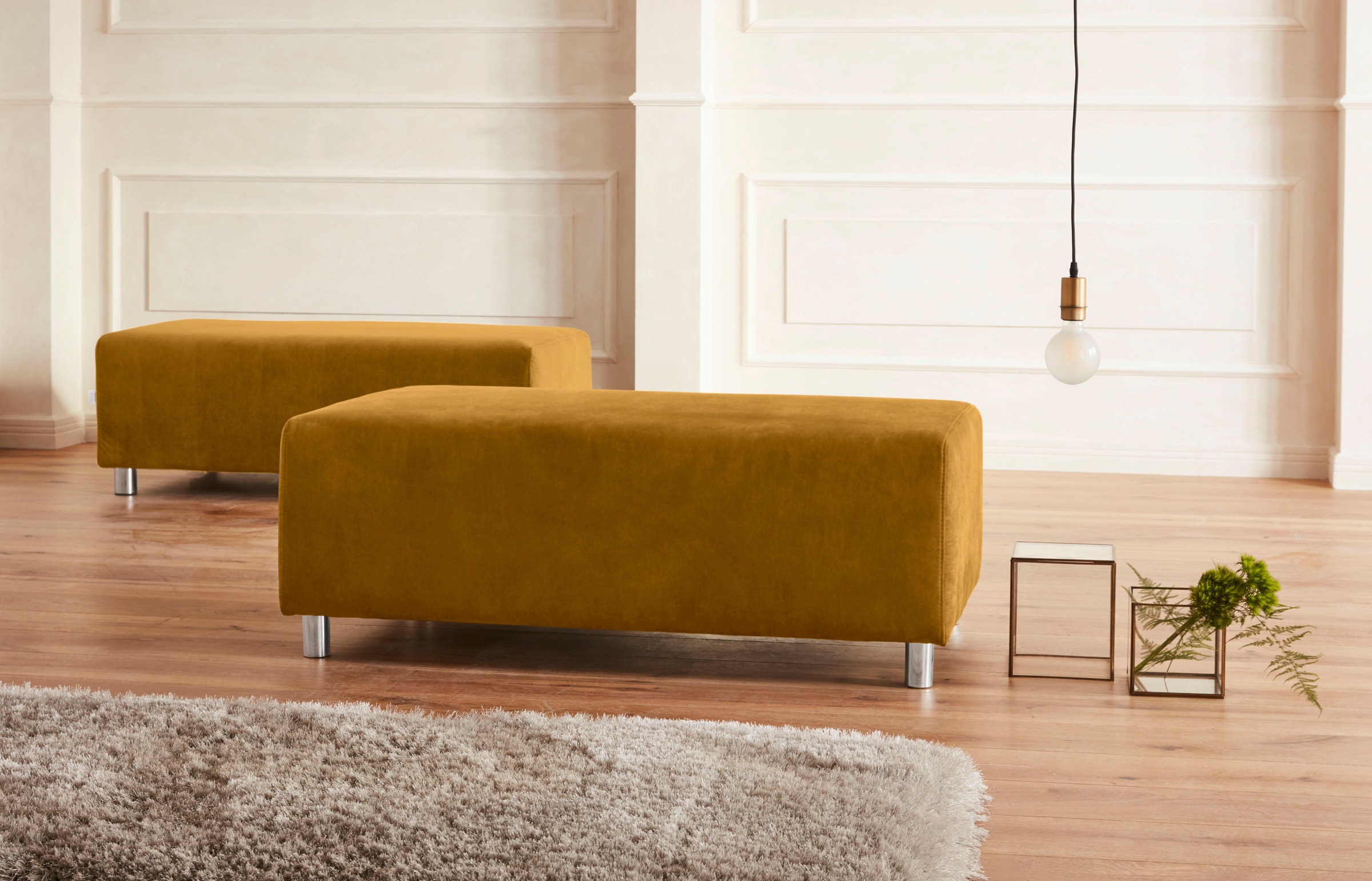 Home affaire Polsterhocker "Györ" democratichome Edition, passend zum Ecksofa Györ