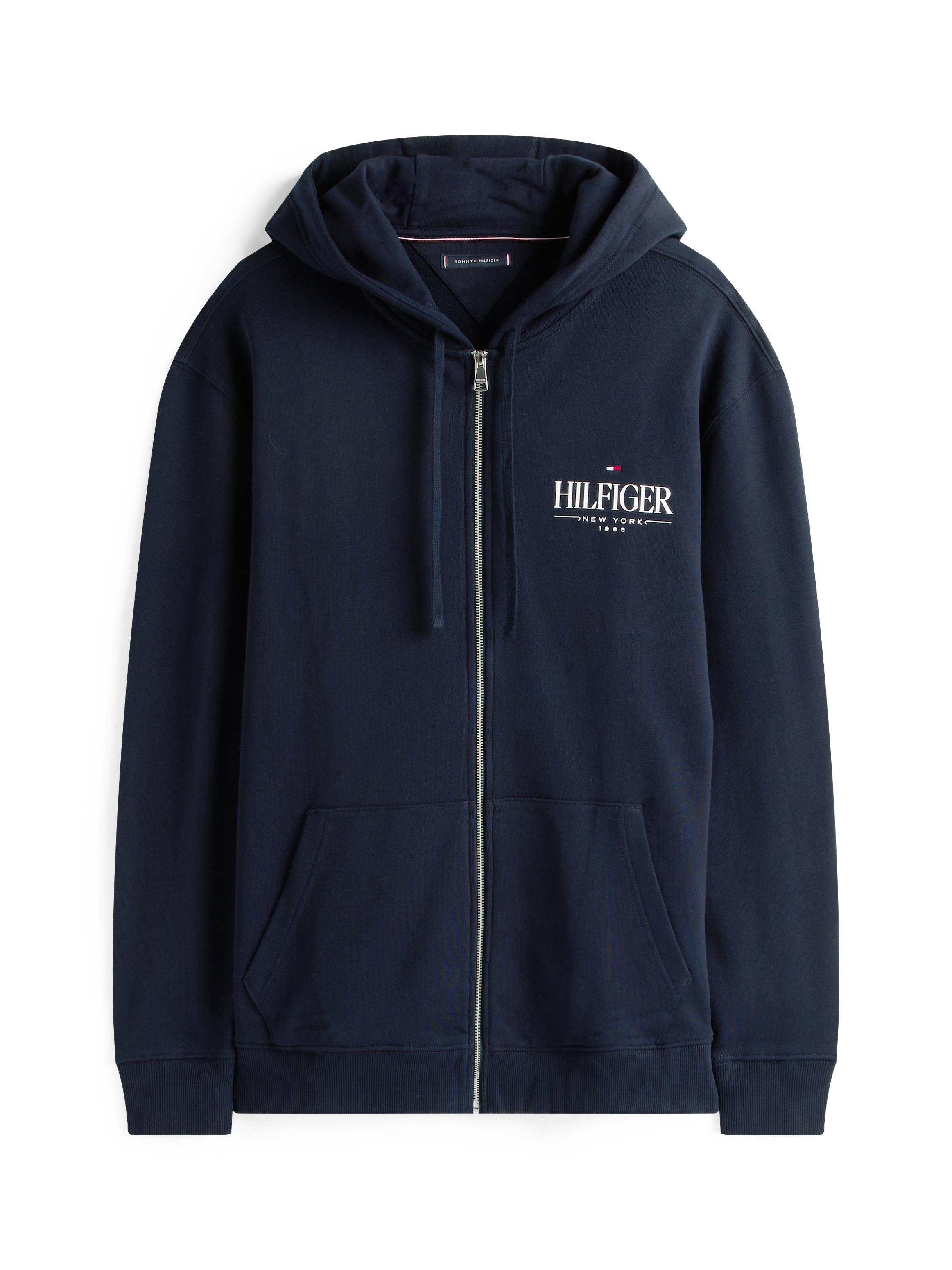 Tommy Hilfiger Big & Tall Kapuzensweatjacke »BT-HILFIGER STACKED HOODED ZIP-B«, Grosse Grössen