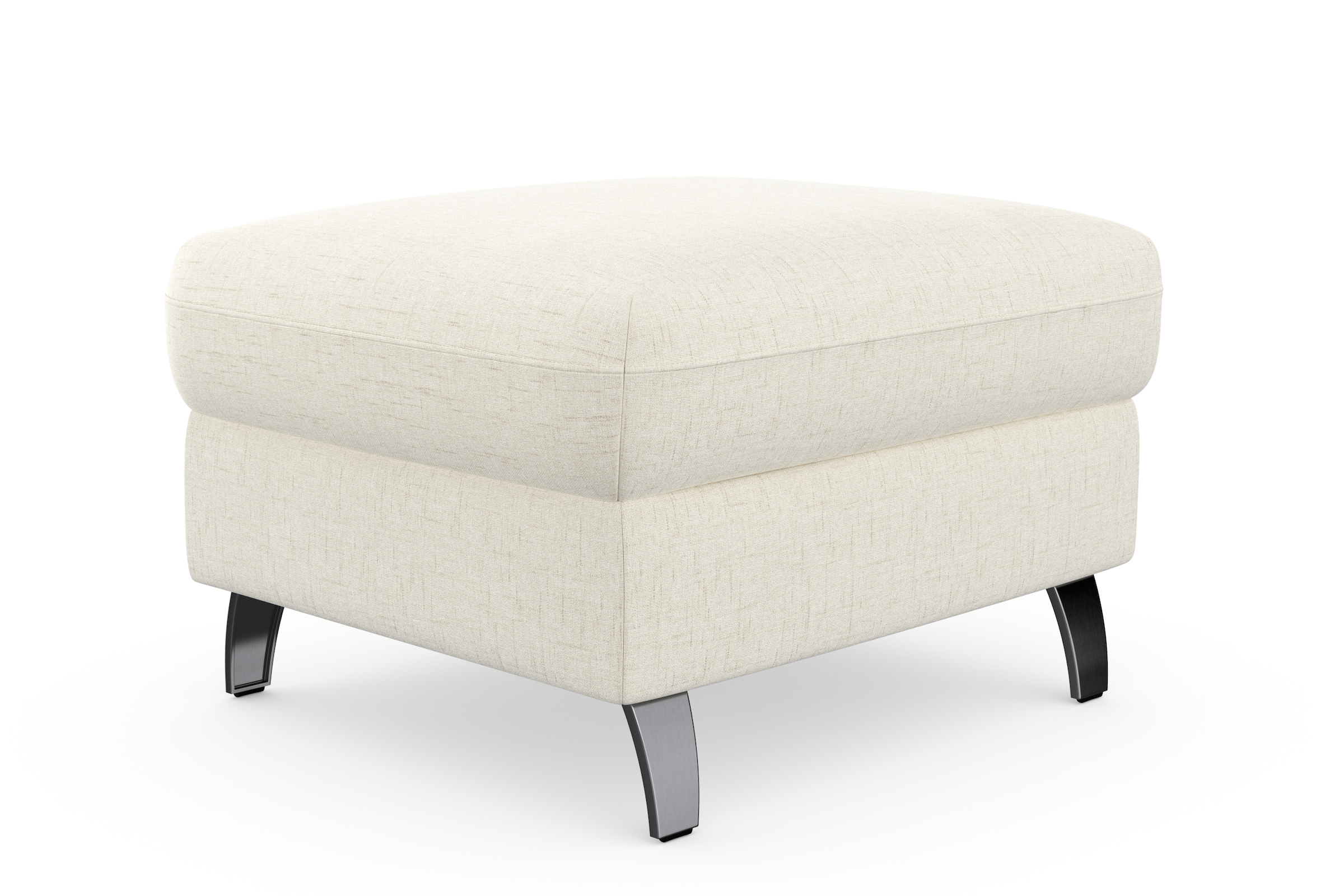 sit&more Stauraumhocker »Grenoble«, mit Stauraum und satinierten Füssen