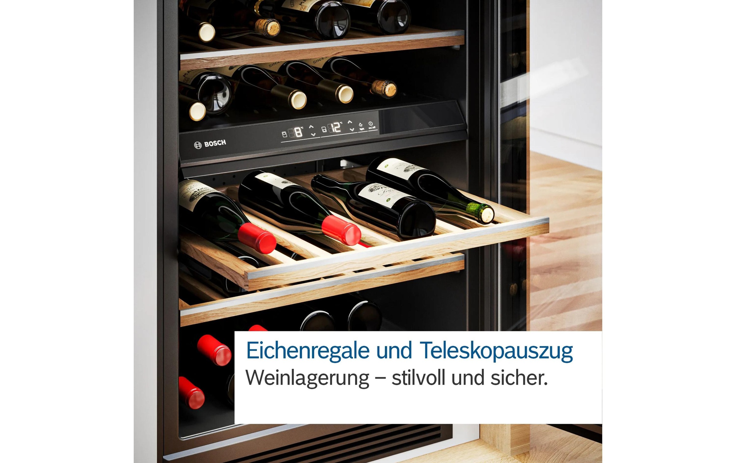 BOSCH Weinkühlschrank »Bosch Weinkühler KWK16ABGA«