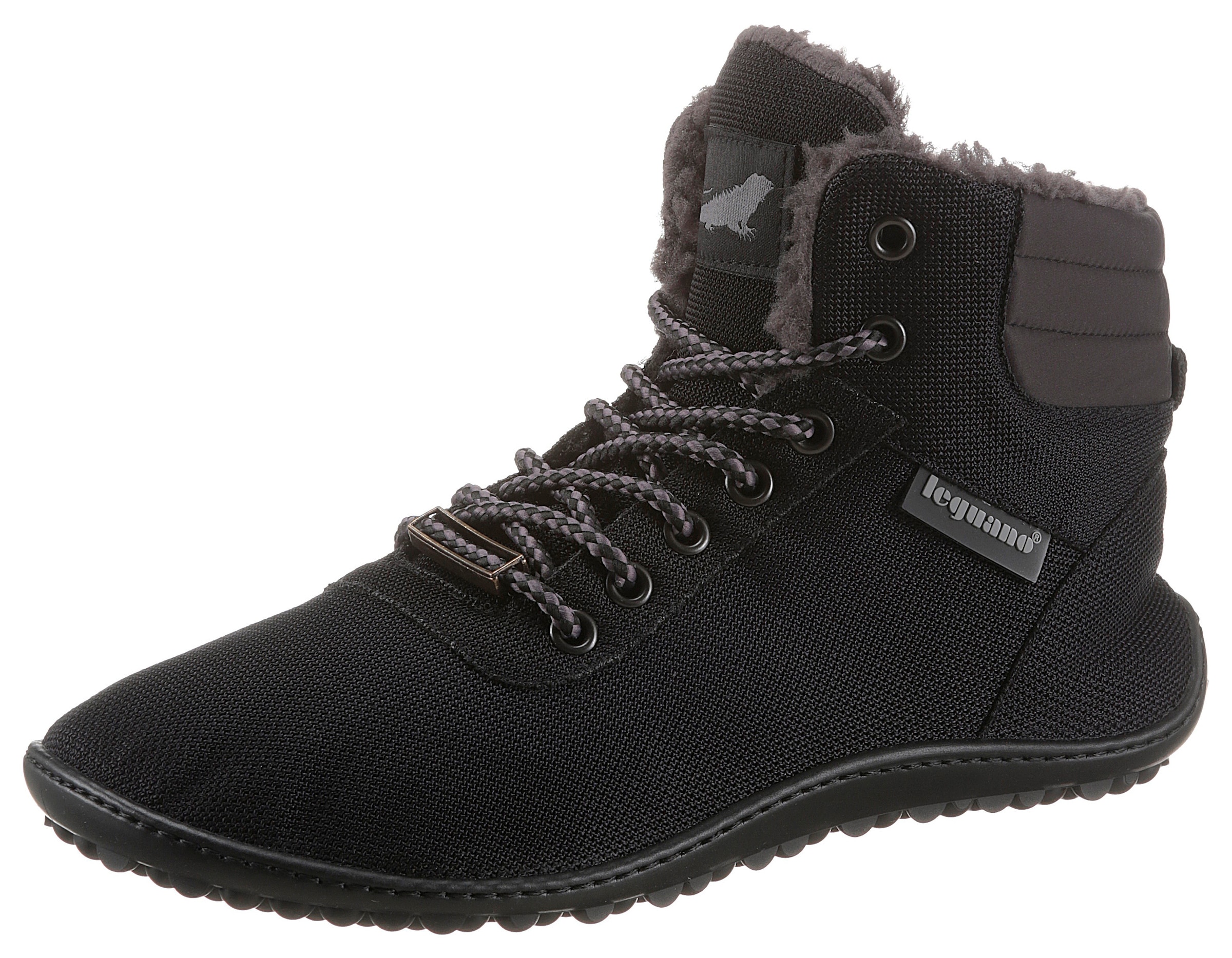 Leguano Barfussschuh "KOSMO", Bequemschuh, Schnürboots mit einzigartiger Halbkugel-Laufsohle