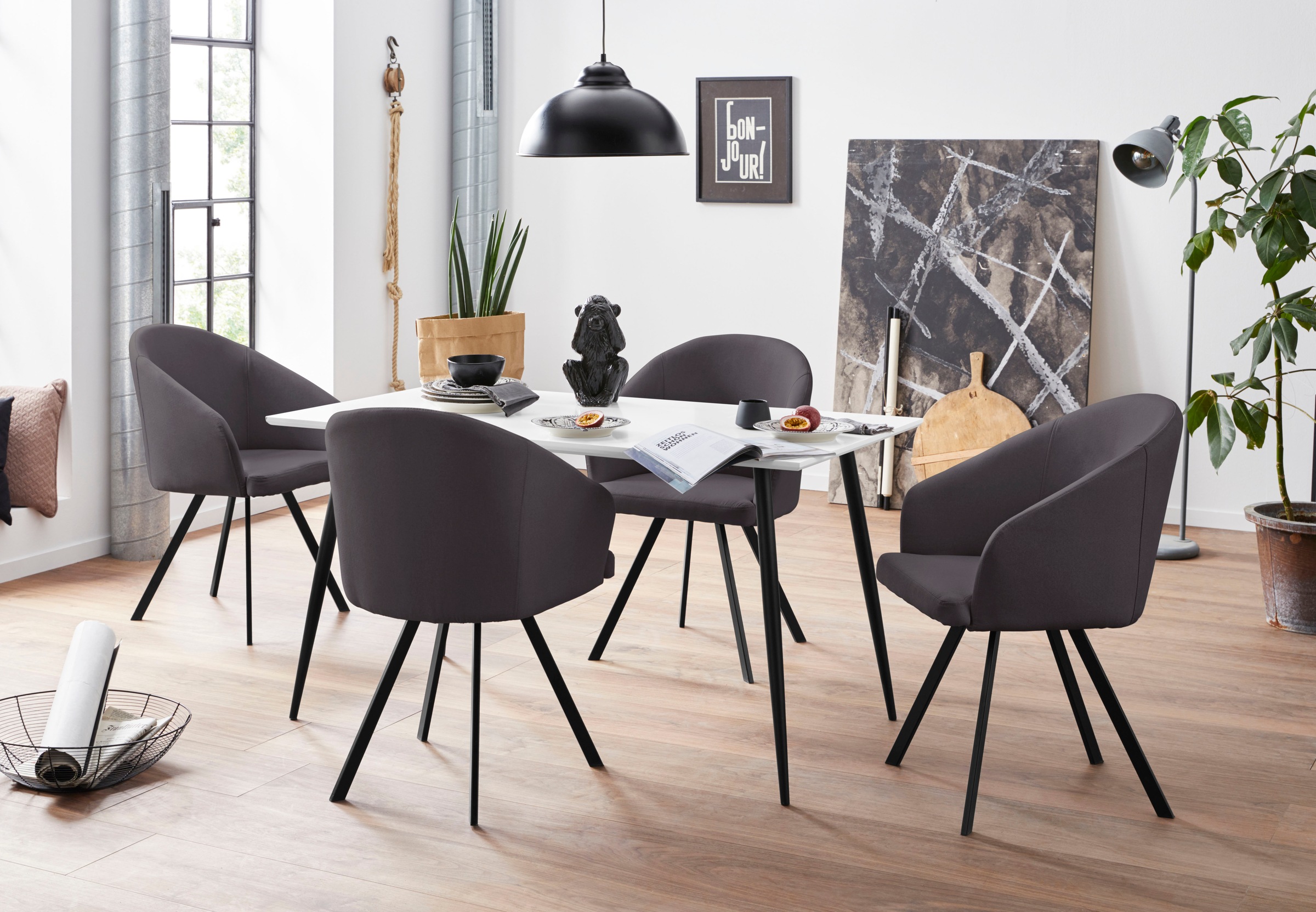 INOSIGN Essgruppe, mit 4 Stühle online | Jelmoli-Versand kaufen