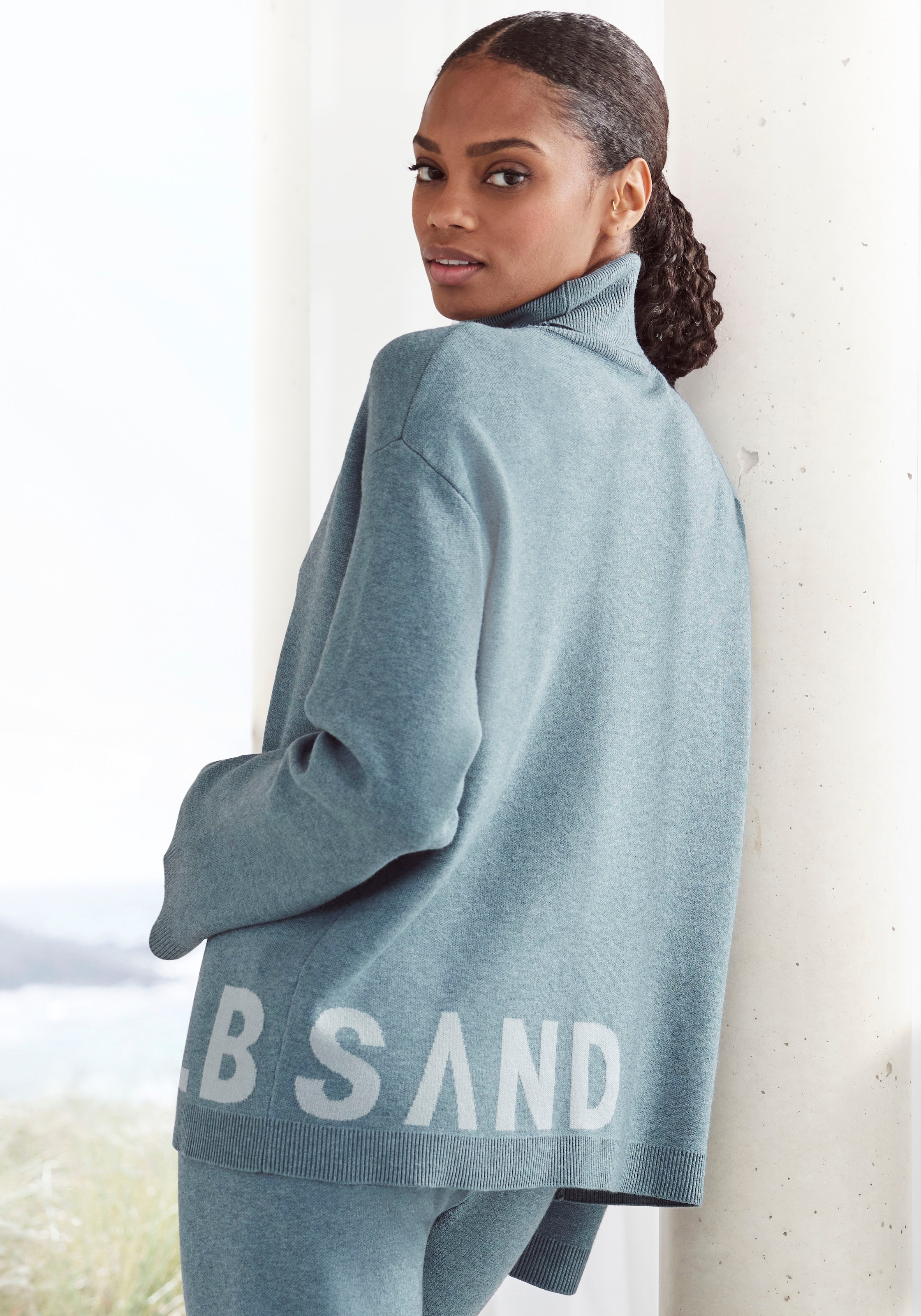 Elbsand Sweater, Rollkragenpullover aus hochwertigem Strick, Loungewear