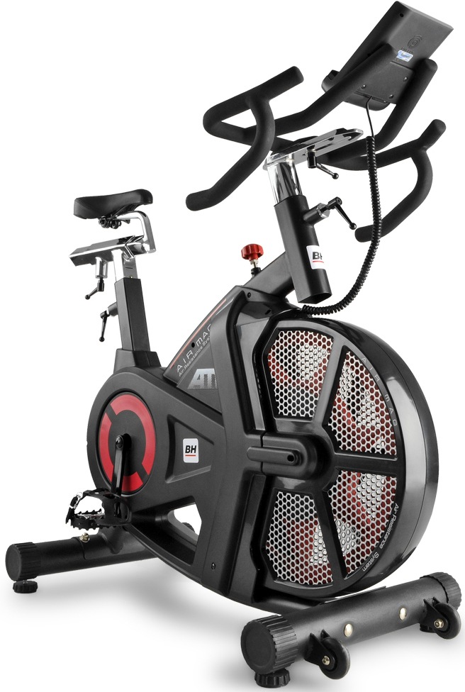 BH Fitness Air Bike »Indoorbike I.AirMag H9122I« 150 kg max. Benutzergewicht, Fahrrad, 16 Widerstandsstufen