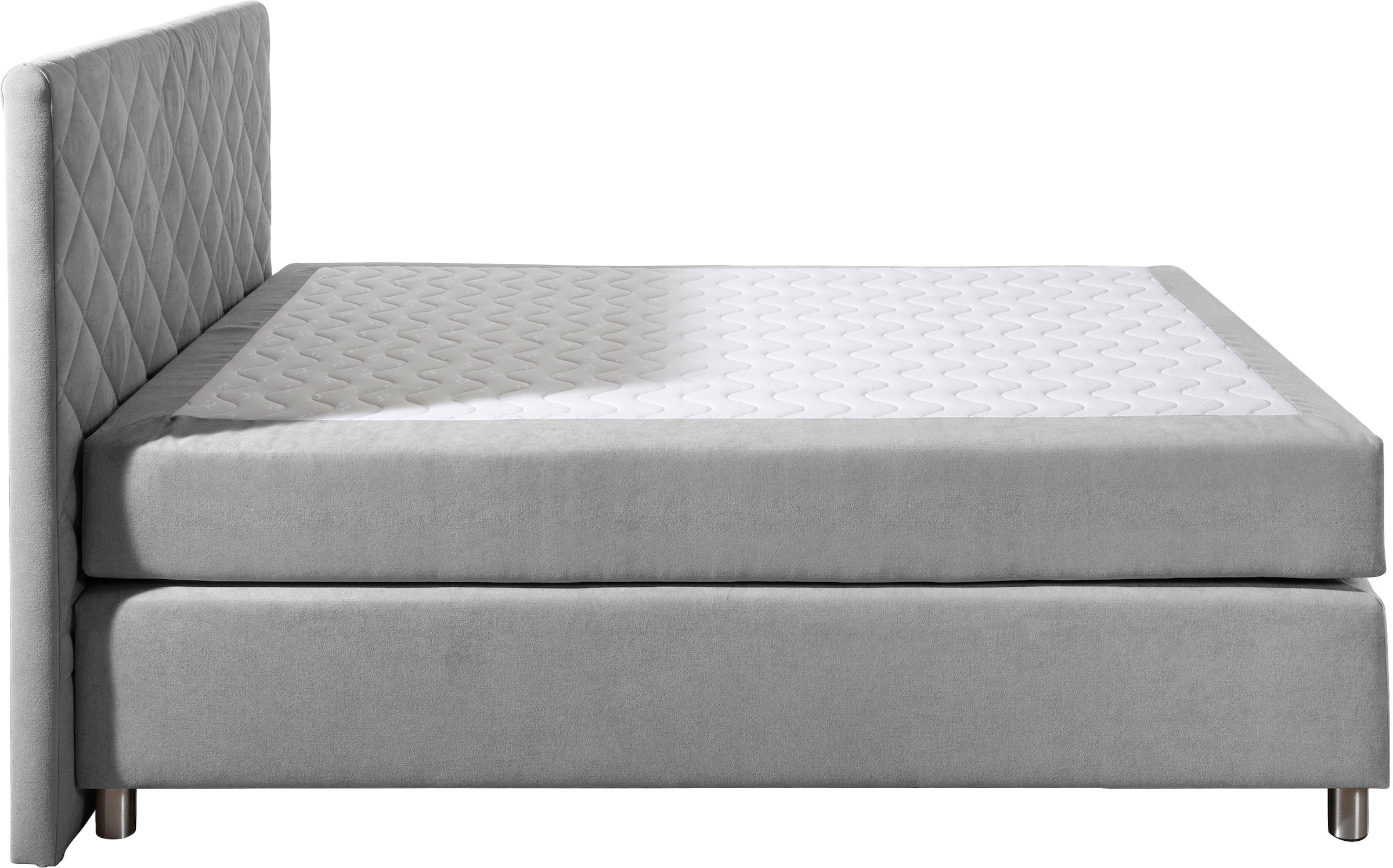 Leonique Boxspringbett »Bernard, in verschiedenen Breiten«, inkl. Topper, Matratze in H2, H3 oder H4 erhältlich