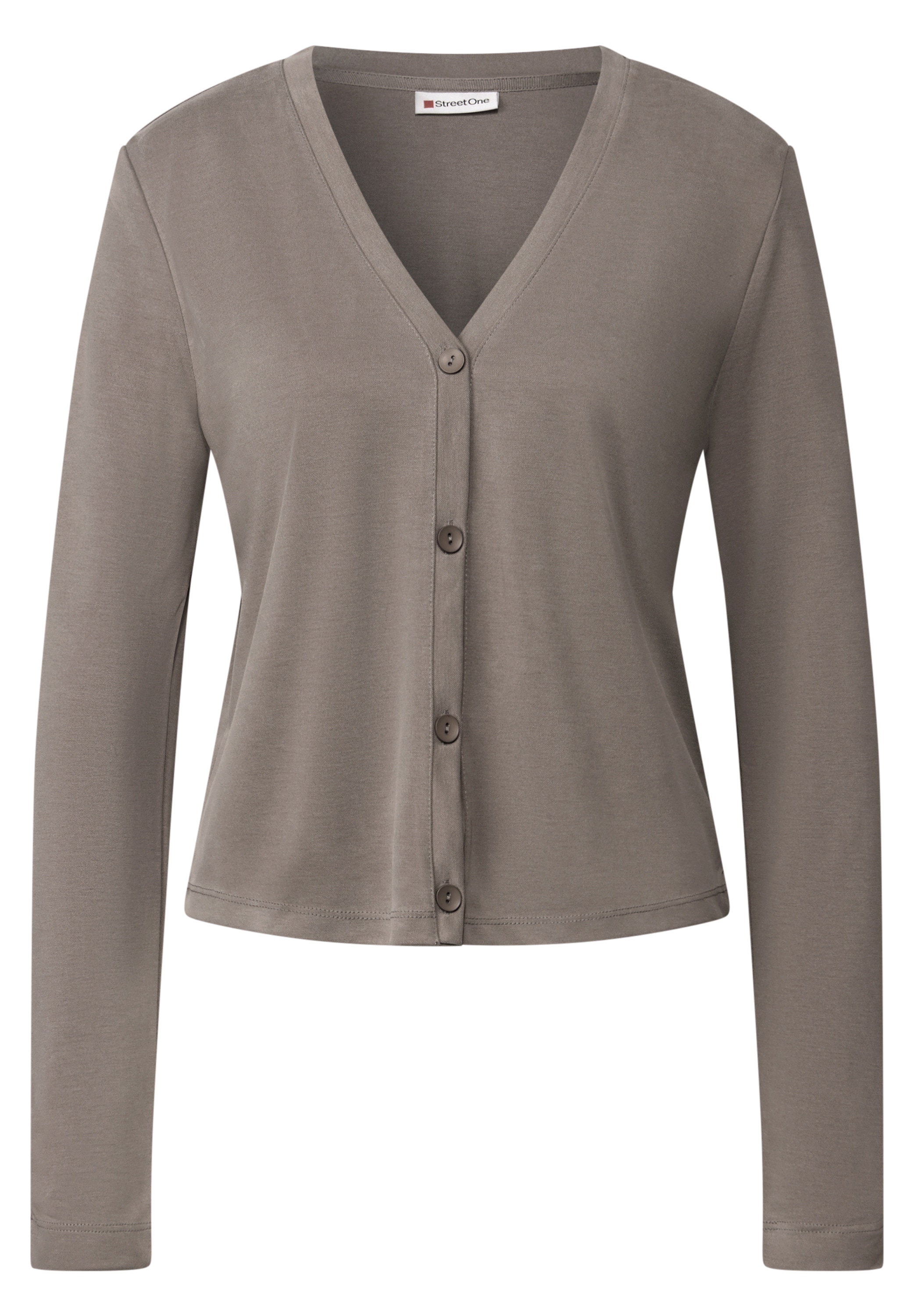 STREET ONE Shirtjacke, im Silk-Look