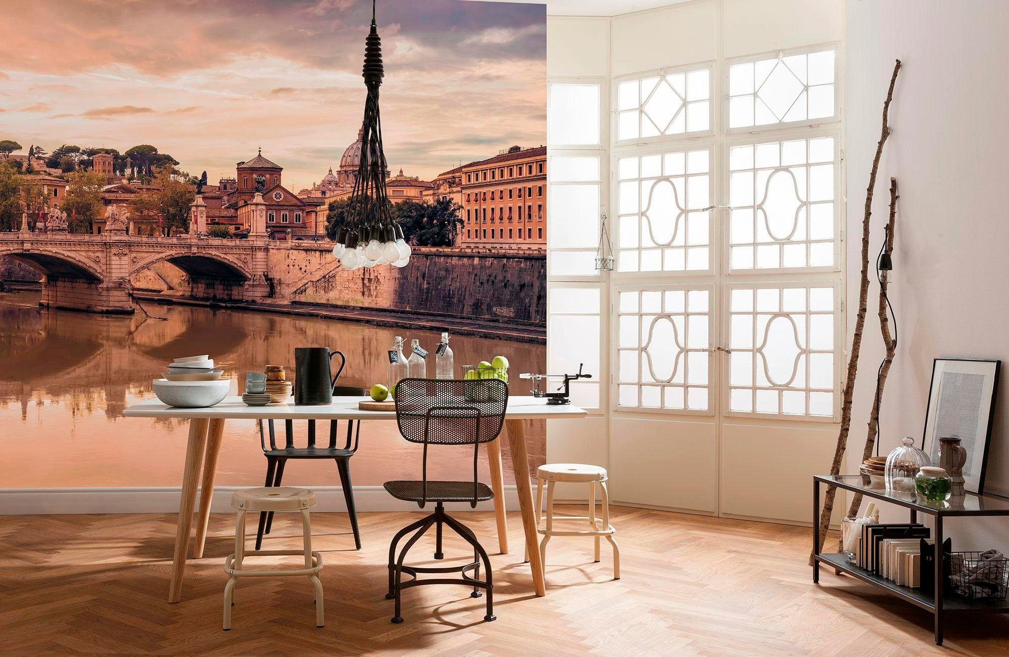 Komar Vliestapete »Digitaldruck Vlies - Copper - Grösse 400 x 250 cm«, bedruckt, Wohnzimmer, Schlafzimmer