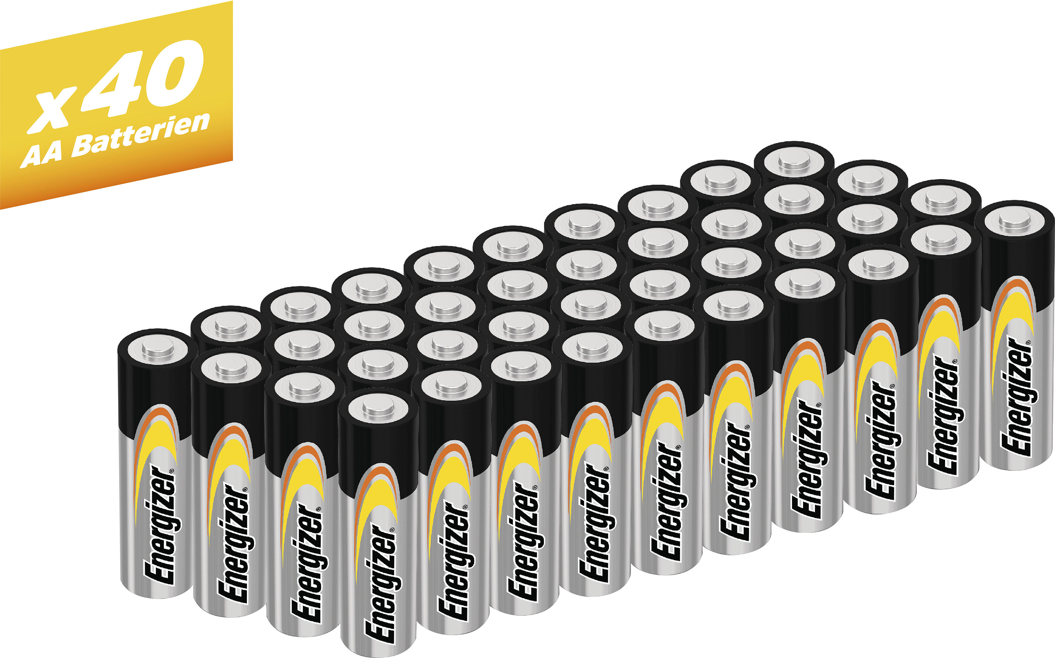 Batterie »40er Pack Alkaline Power Mignon (AA)«, (40 St.)