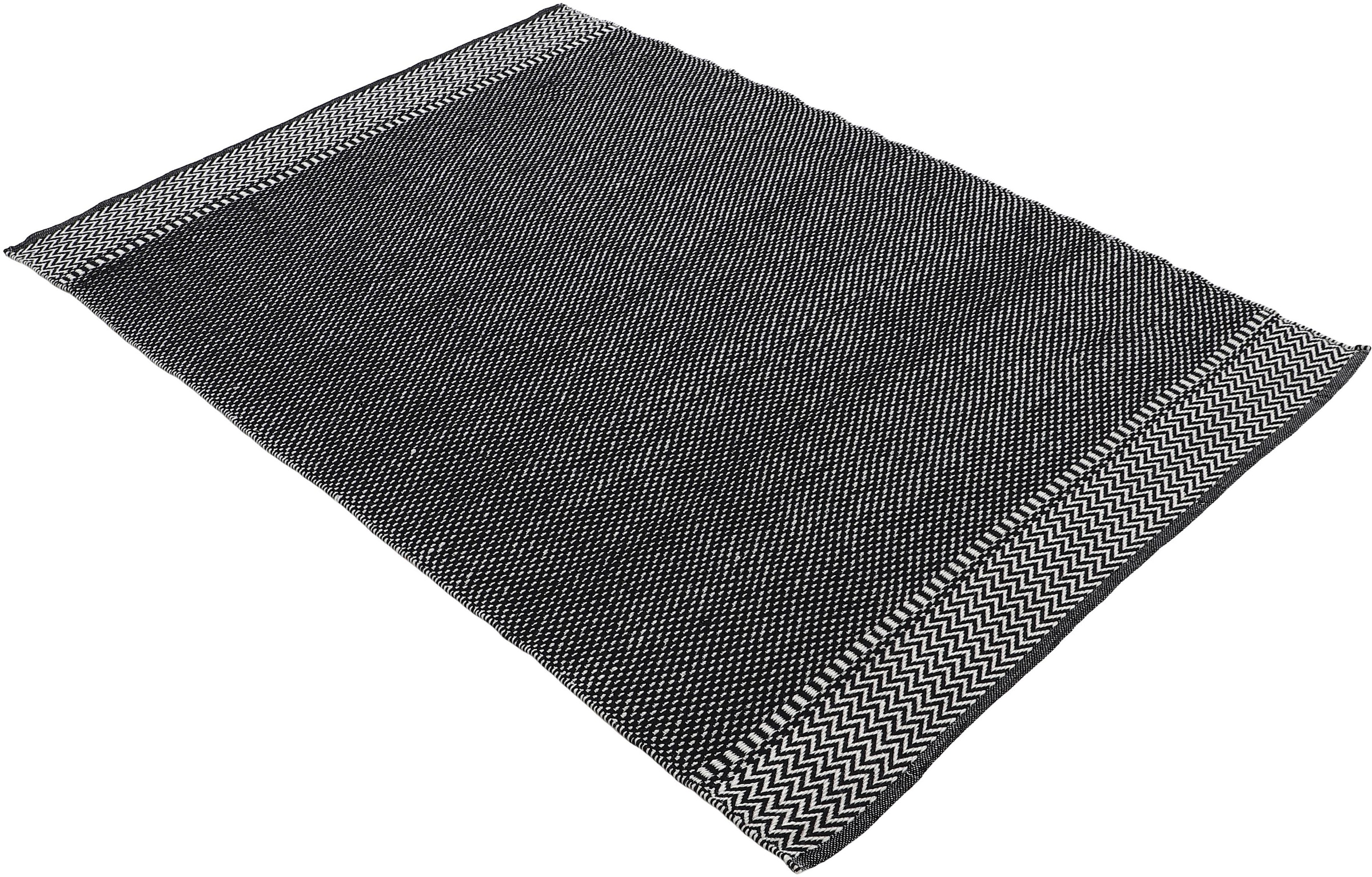 carpetfine Teppich »Frida 205«, rechteckig, 7 mm Höhe, Wendeteppich, 100% recyceltem Material (PET), Flachgewebe, Pflegeleicht und Robust, In- und Outdoor geeignet, Wetterfest und UV-beständig für Balkon, Terrasse, Garten, Wohn- und Schlafzimmer