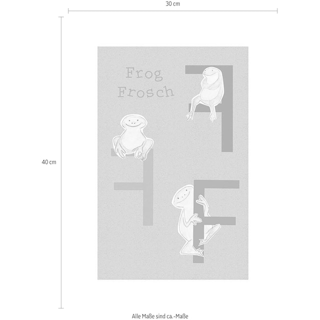 ❤ Komar Poster »ABC Animal F«, Buchstaben, (1 St.), Kinderzimmer,  Schlafzimmer, Wohnzimmer kaufen im Jelmoli-Online Shop