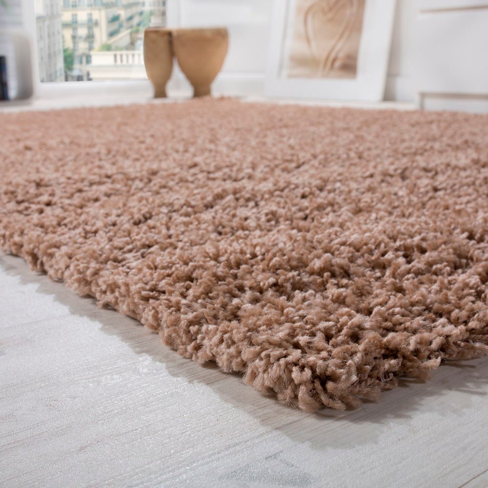 Paco Home Hochflor-Teppich »Sky 250«, rechteckig, 34 mm Höhe, gewebt, Uni-Farben, intensive Farbbrillanz, auch als Läufer erhältlich