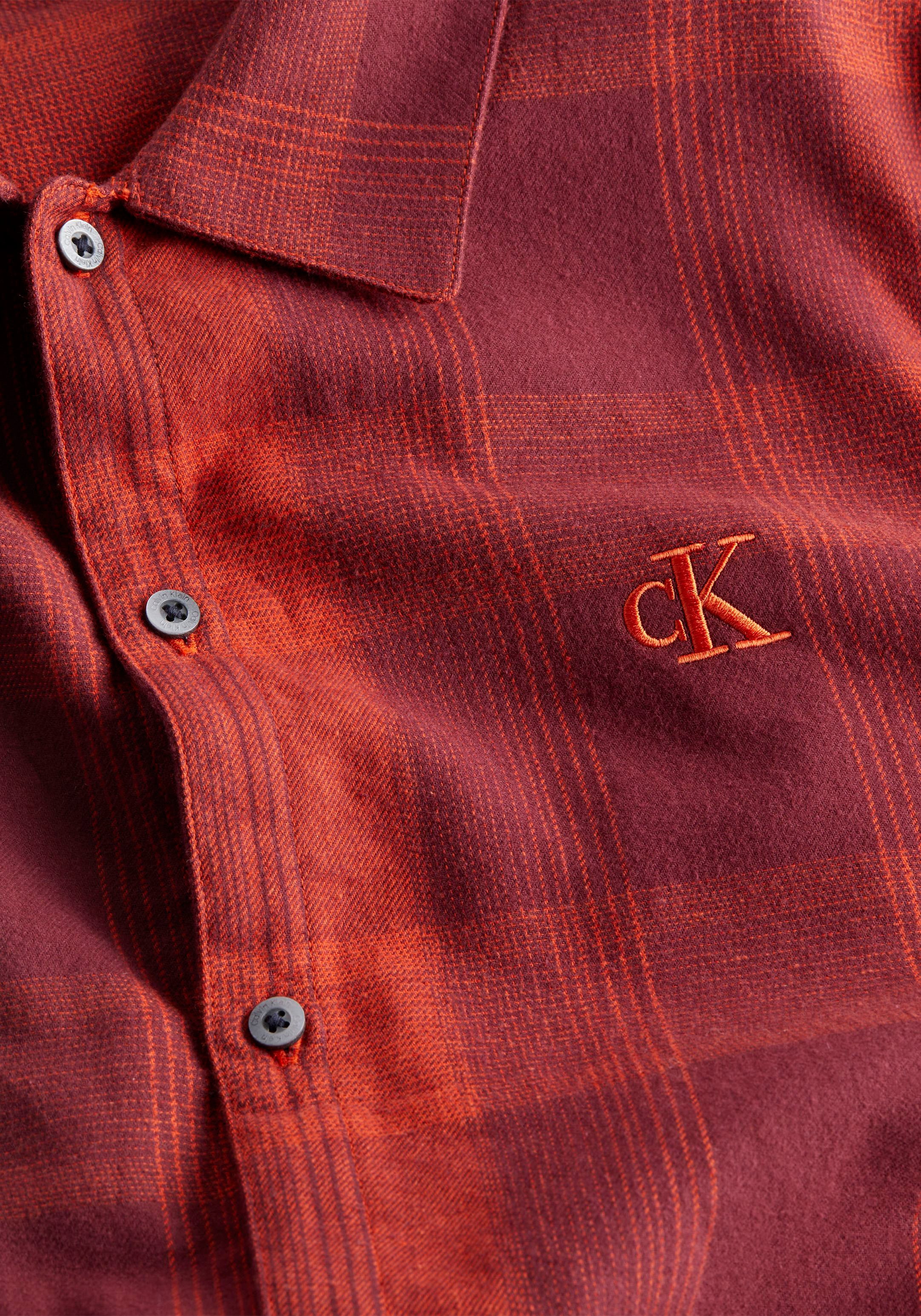 Calvin Klein Schlafanzug »L/S PANT SET«, mit Logostickerei auf der Brust  online kaufen | Jelmoli-Versand | Schlafshirts