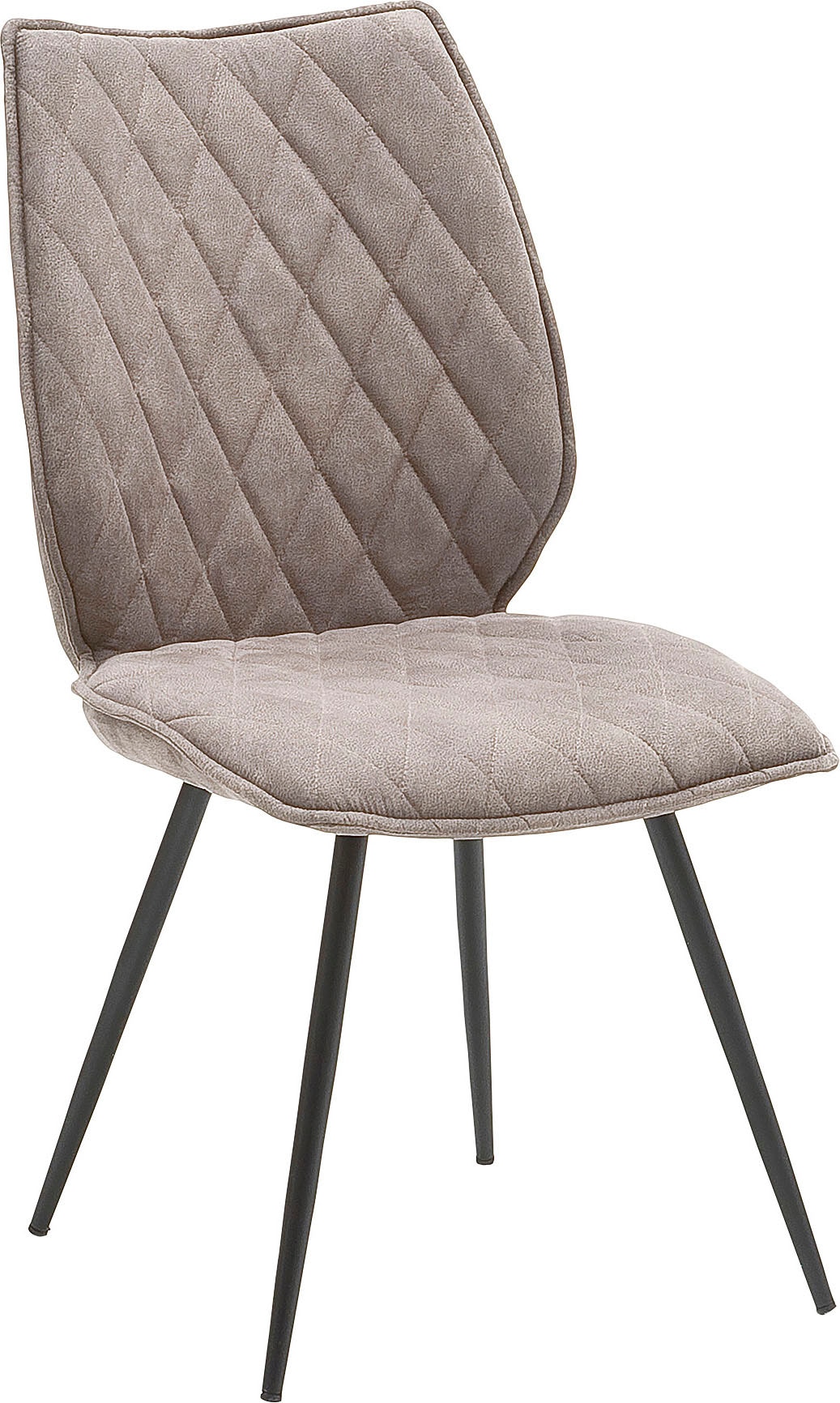 MCA furniture 4-Fussstuhl »Navarra«, 2 St., 2-er Set mit Stoffbezug, belastbar bis 120 kg, Komfortsitzhöhe 48 cm